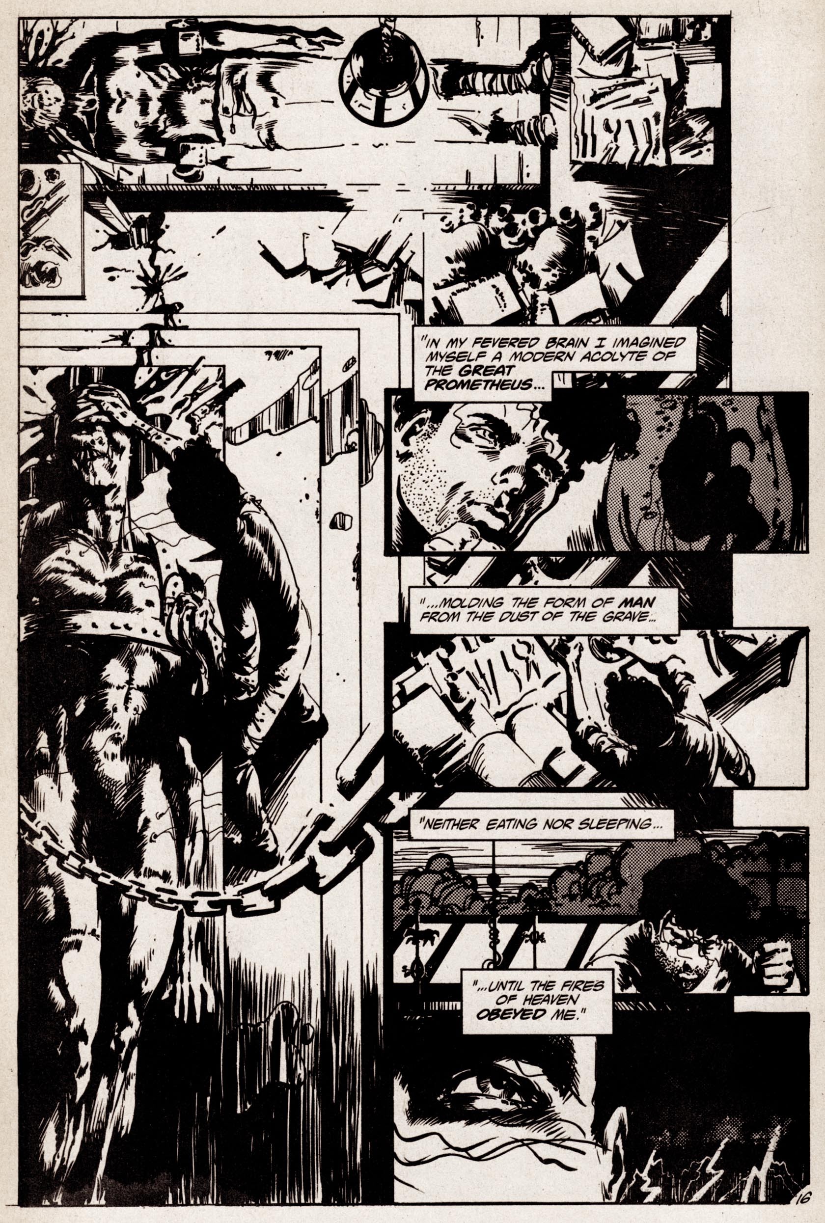 Read online Frankenstein (1989) comic -  Issue #1 - 18
