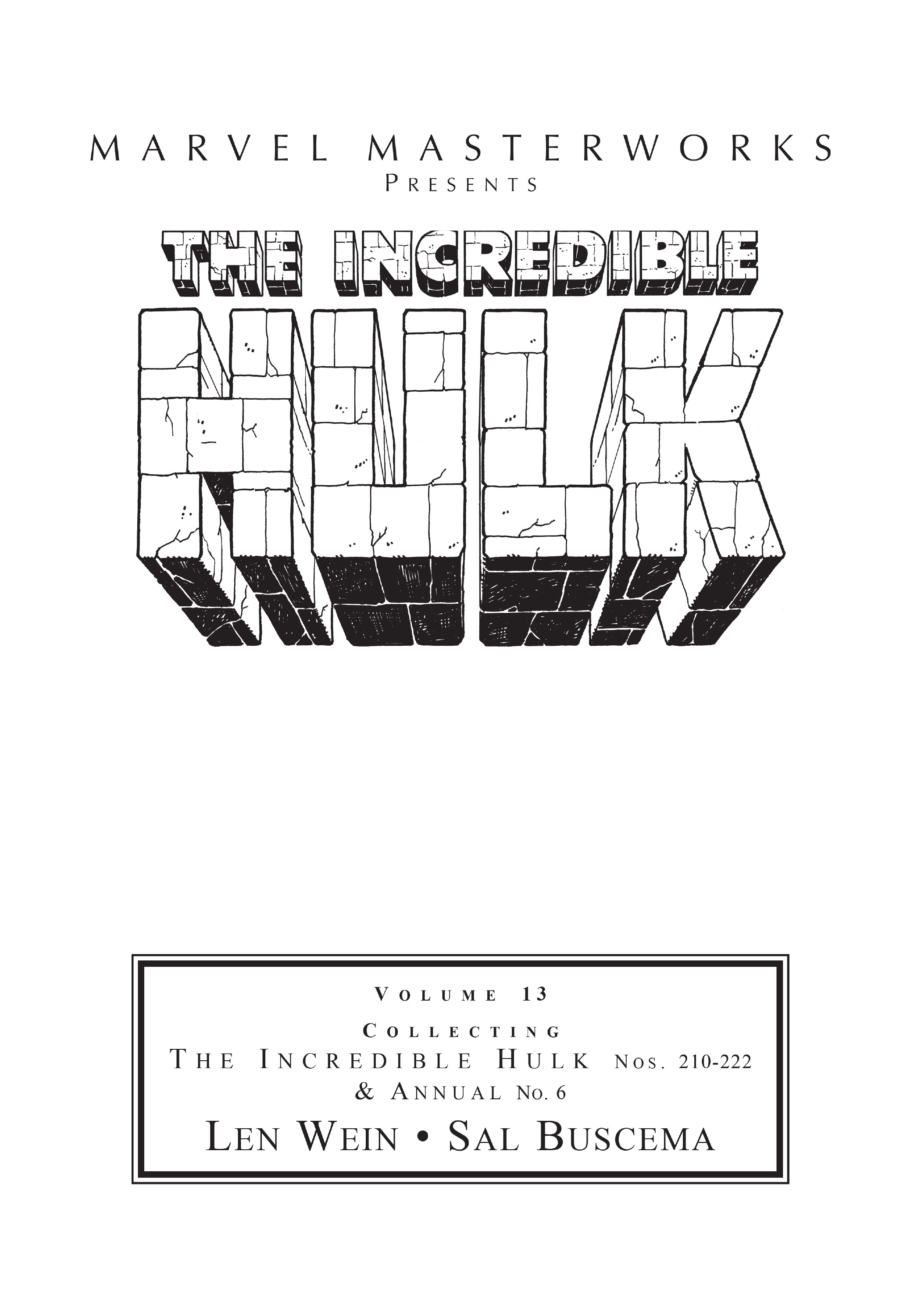 Read online Marvel Masterworks: The Incredible Hulk comic -  Issue # TPB 13 (Part 1) - 2