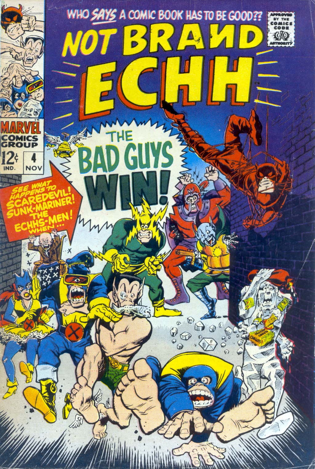 Read online Not Brand Echh comic -  Issue #4 - 1