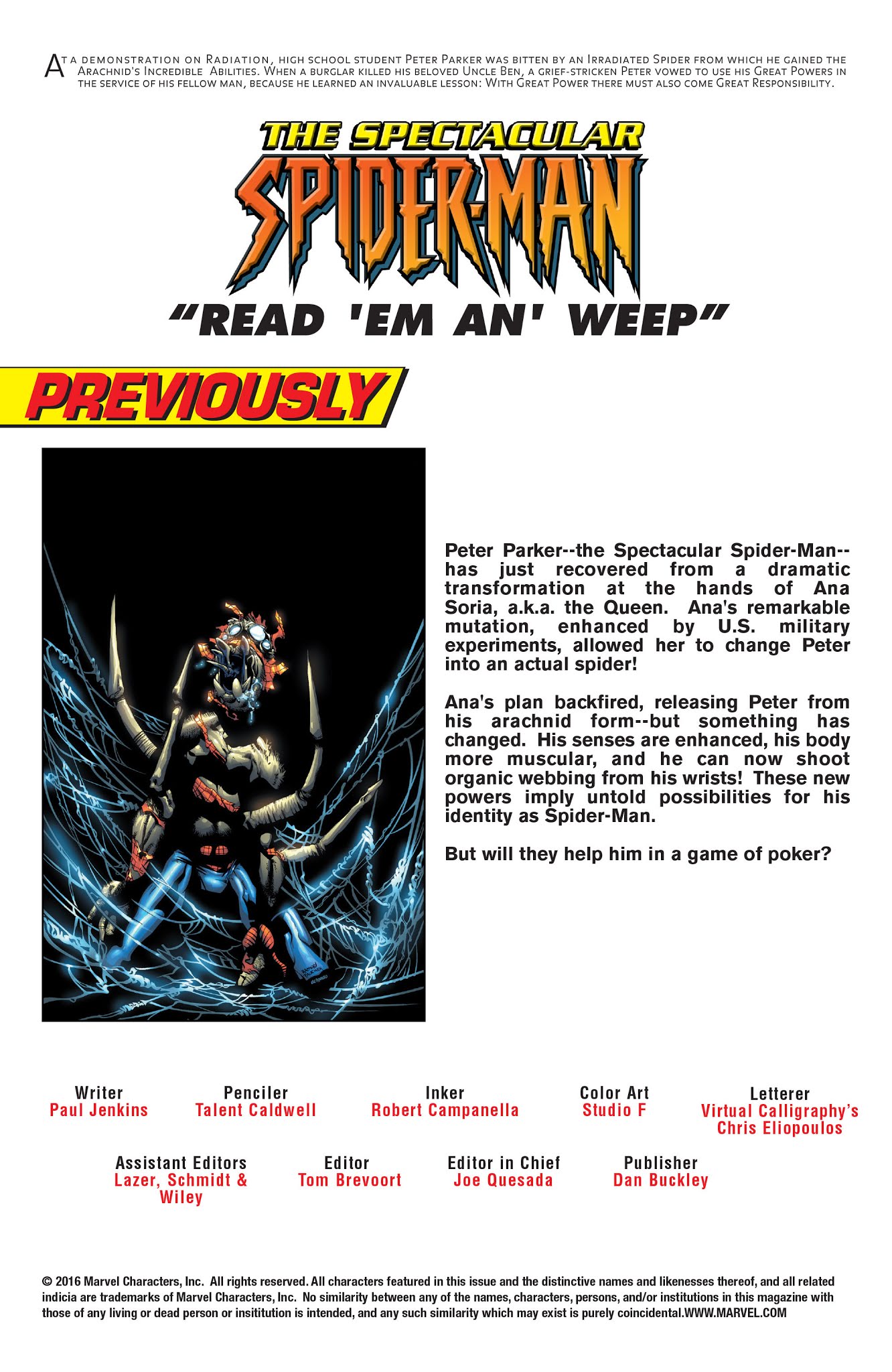 Read online The Spectacular Spider-Man (2003) comic -  Issue # _TPB 6 - 75