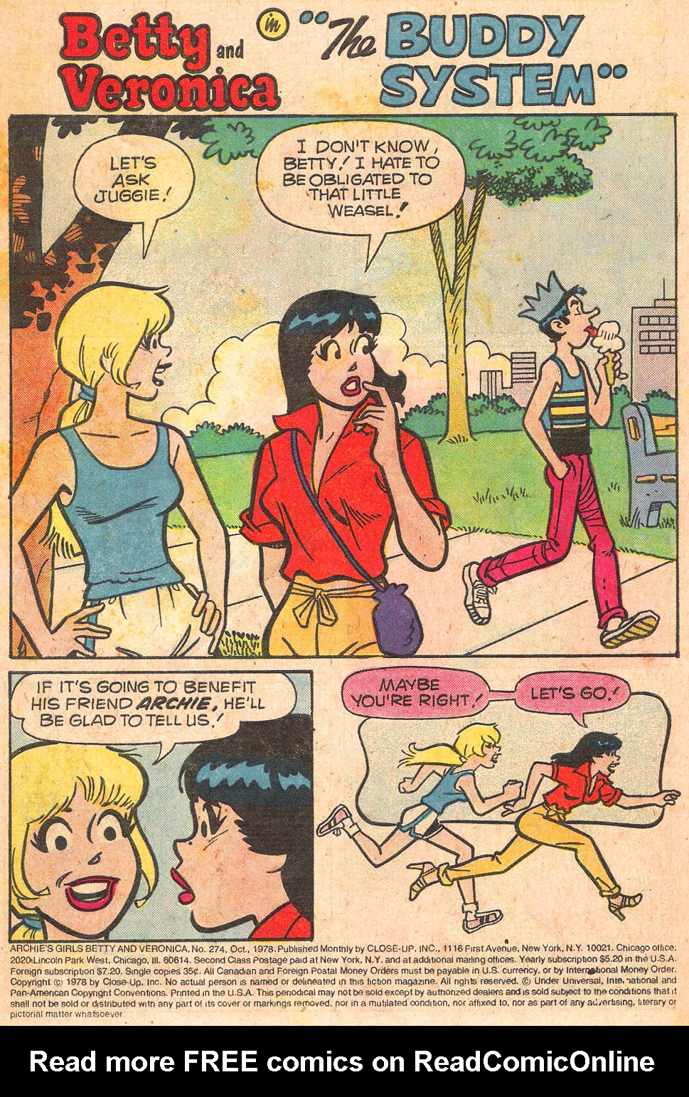 Read online Archie's Girls Betty and Veronica comic -  Issue #274 - 3