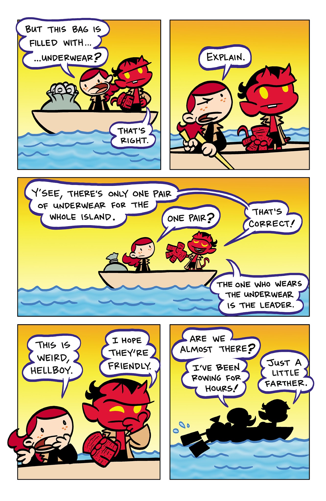 Read online Itty Bitty Hellboy: The Search for the Were-Jaguar! comic -  Issue #1 - 4