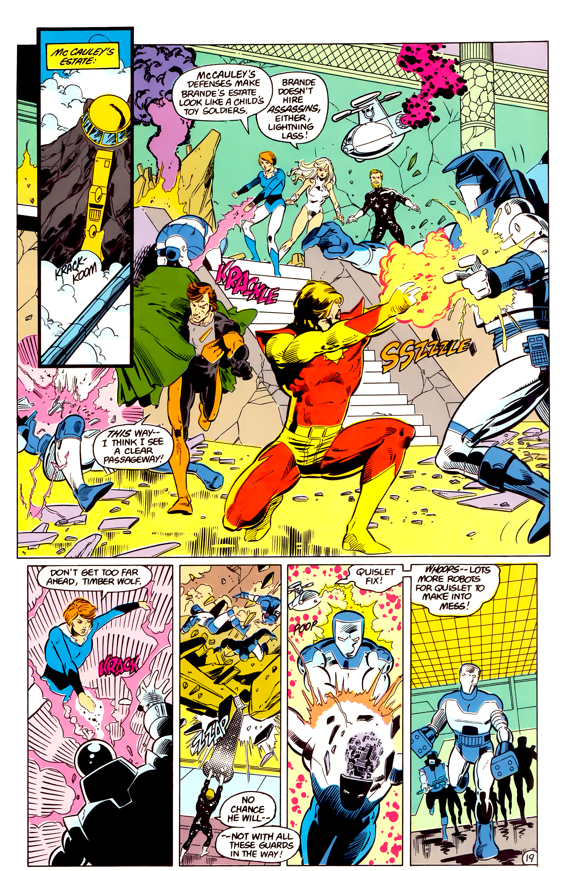Read online Legion of Super-Heroes (1984) comic -  Issue #17 - 21