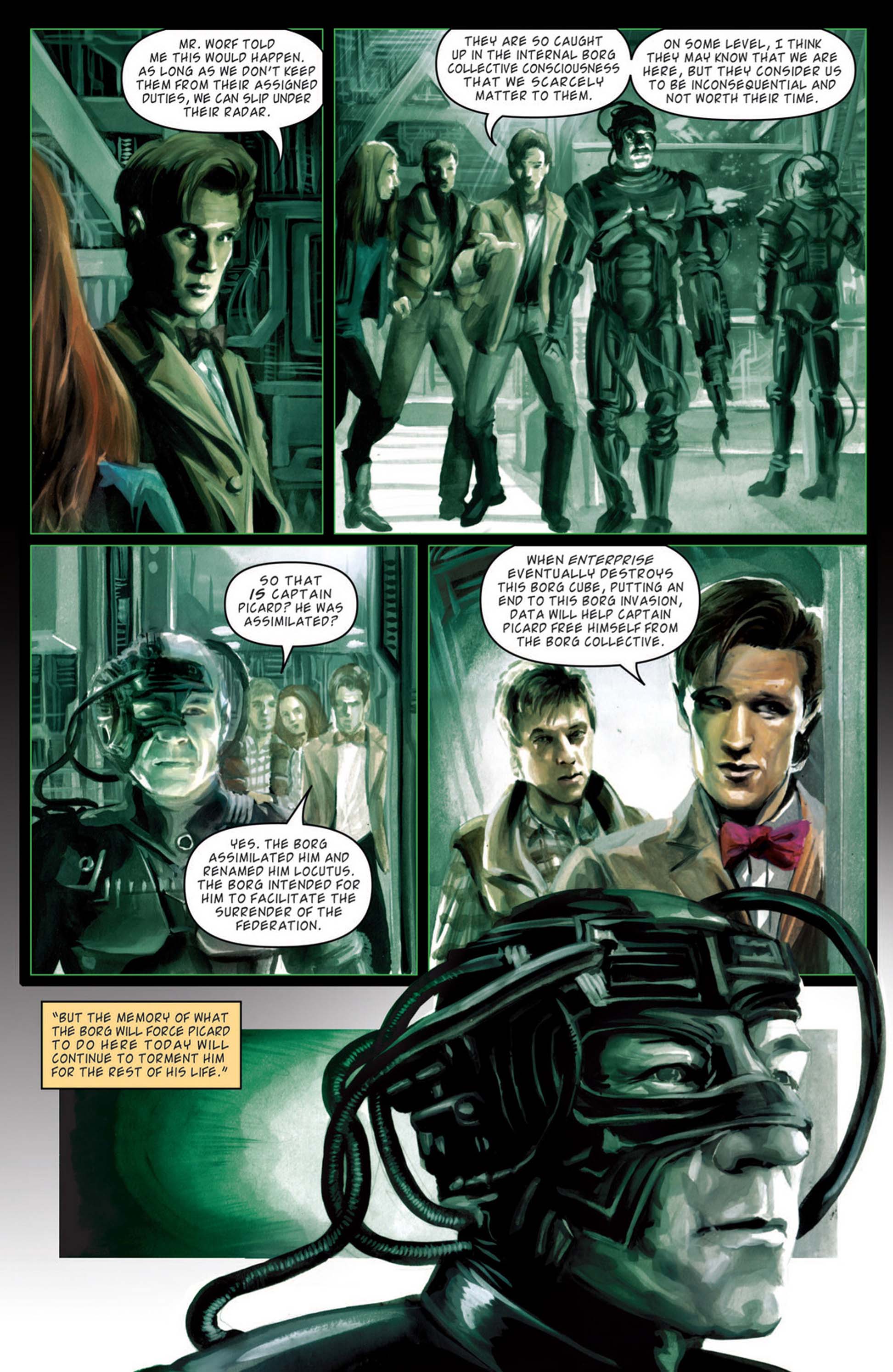 Read online Star Trek: The Next Generation/Doctor Who: Assimilation² comic -  Issue #7 - 4