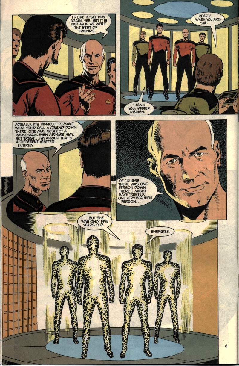 Read online Star Trek: The Next Generation (1989) comic -  Issue #1 - 9