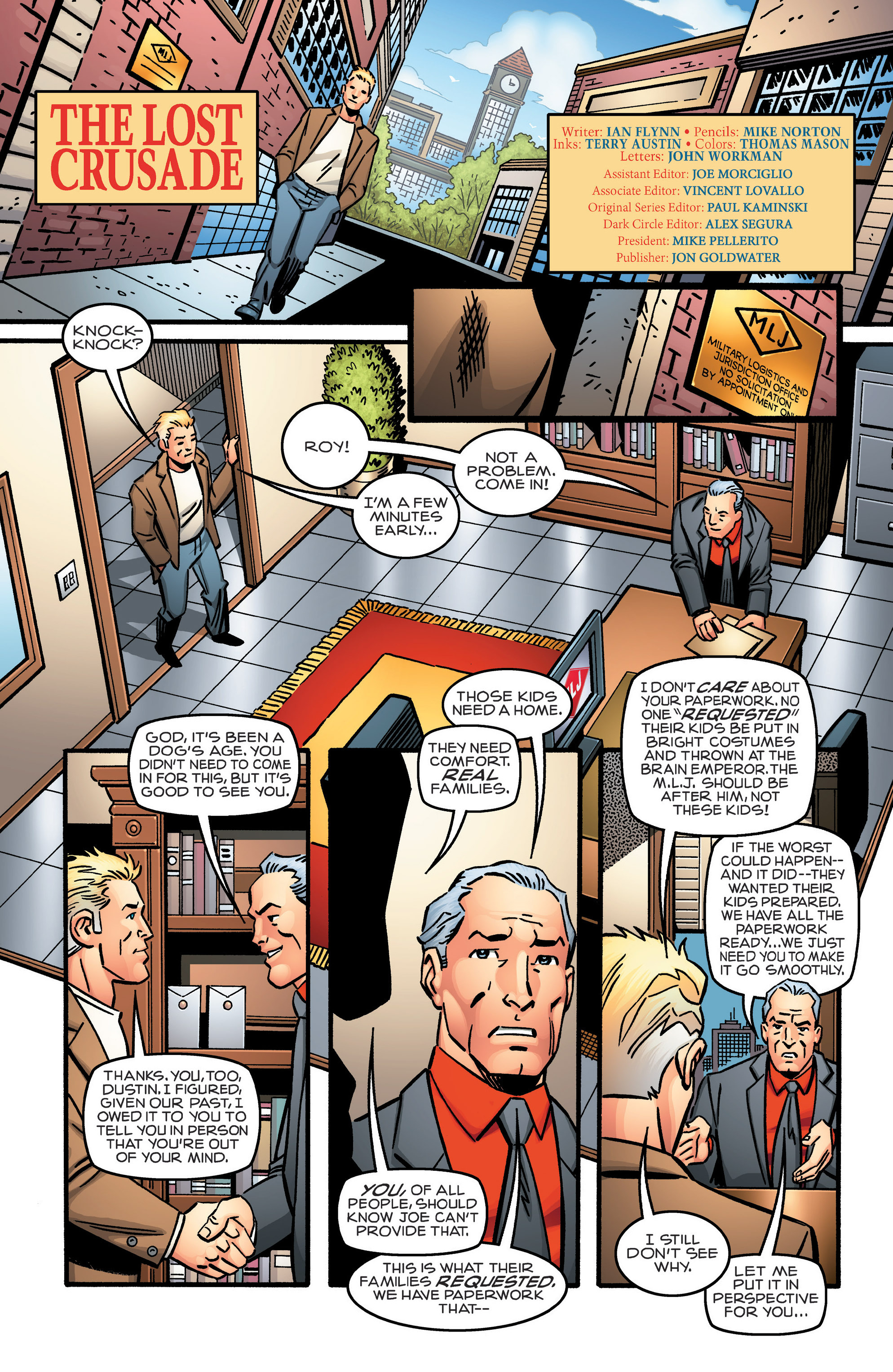 Read online The Mighty Crusaders: The Lost Crusade comic -  Issue # Full - 3
