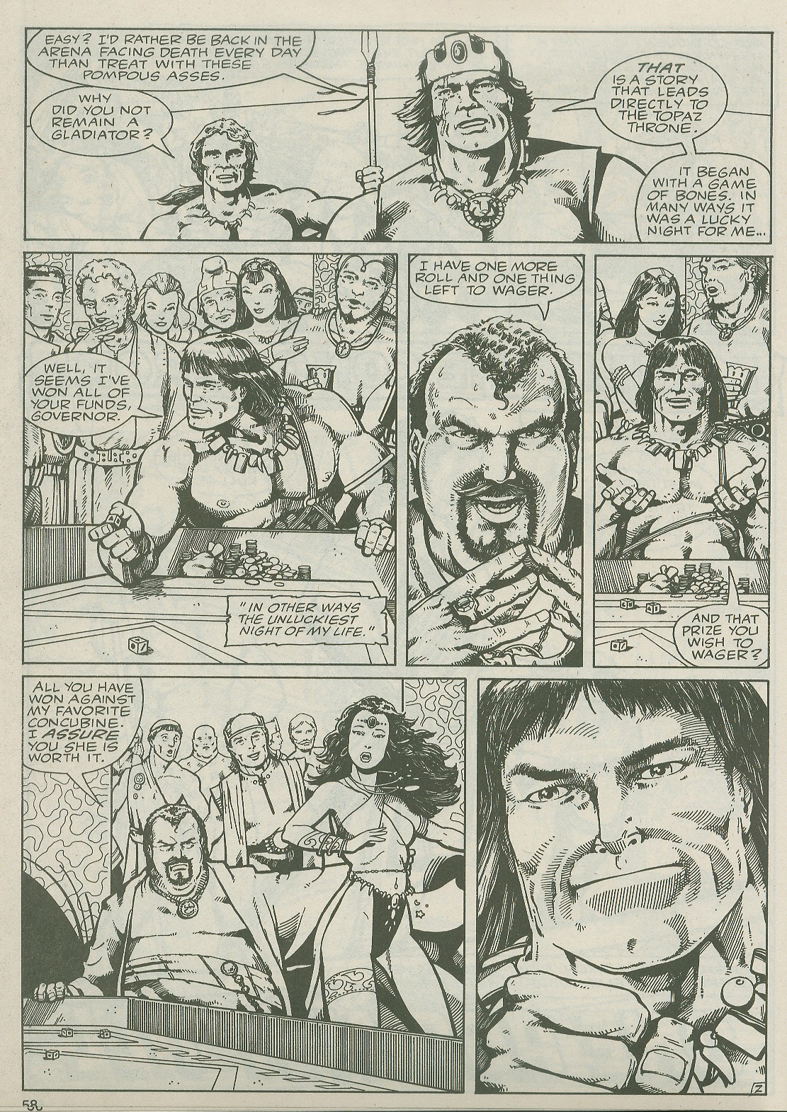 Read online The Savage Sword Of Conan comic -  Issue #122 - 58
