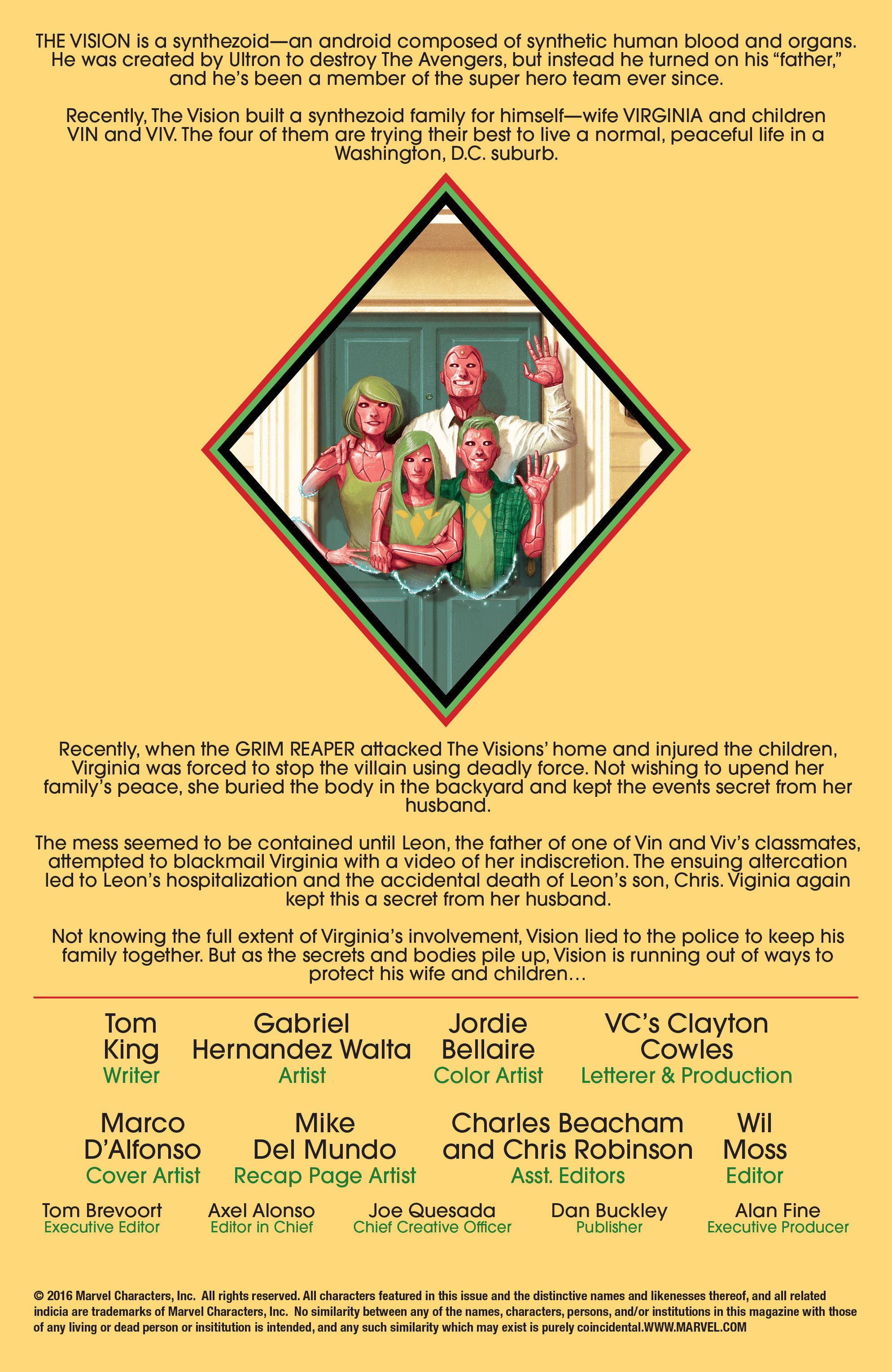 Read online Vision comic -  Issue #6 - 2