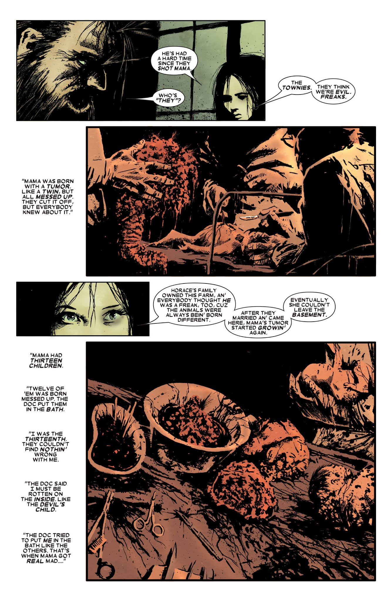 Read online Wolverine: Blood & Sorrow comic -  Issue # TPB - 71