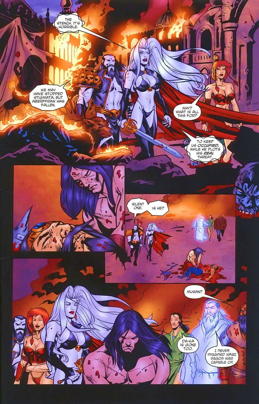 Read online Brian Pulido's Lady Death: Blacklands comic -  Issue #2 - 23