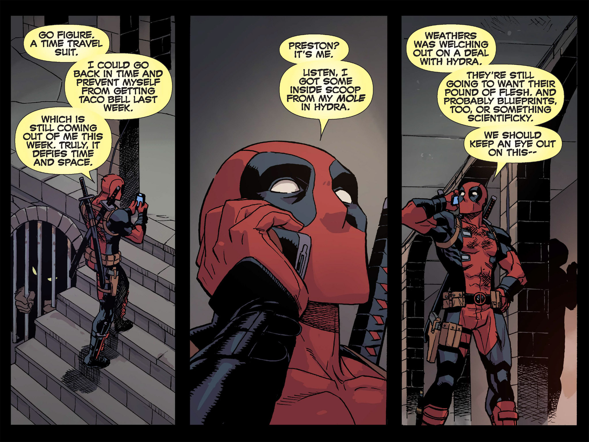 Read online Deadpool & Cable: Split Second Infinite Comic comic -  Issue #1 - 48