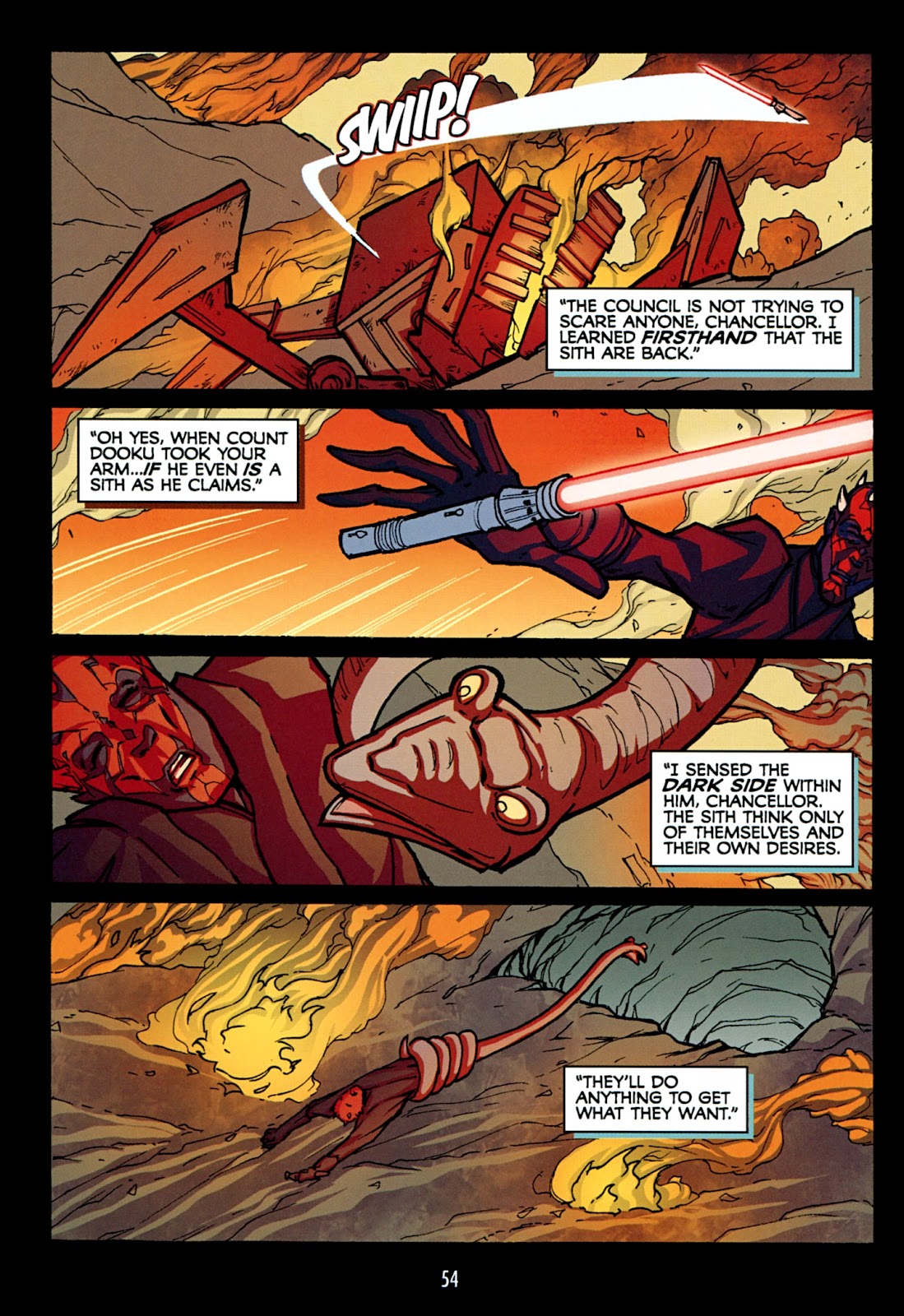 Star Wars: The Clone Wars - The Sith Hunters issue Full - Page 55
