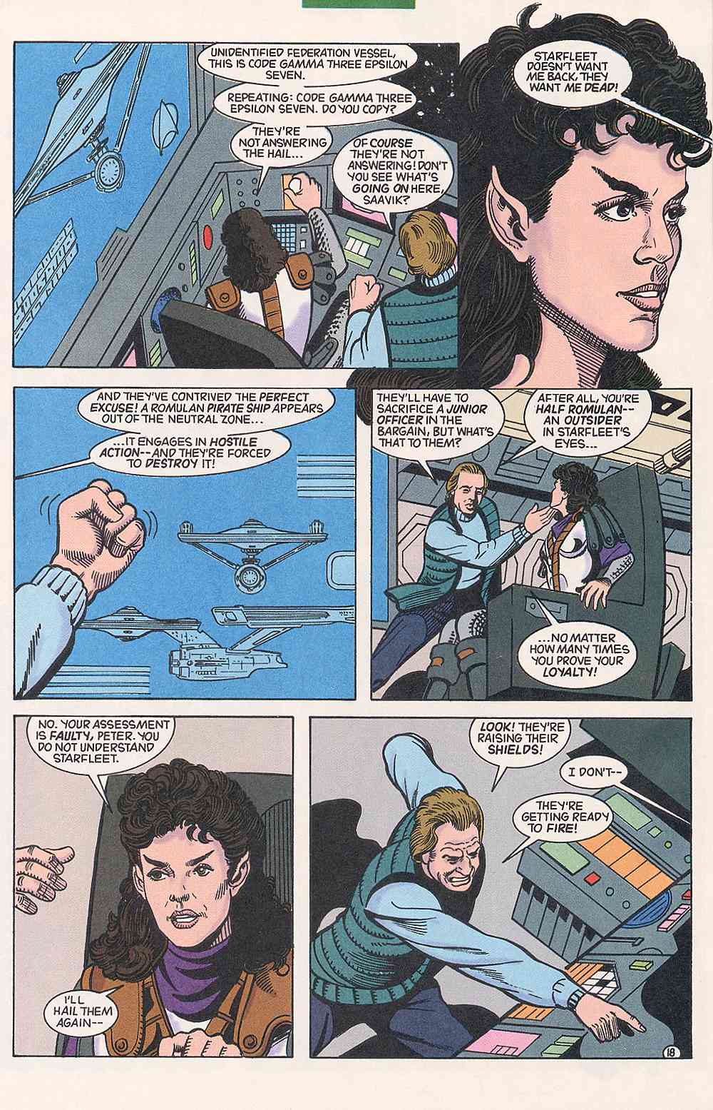Read online Star Trek (1989) comic -  Issue #51 - 19
