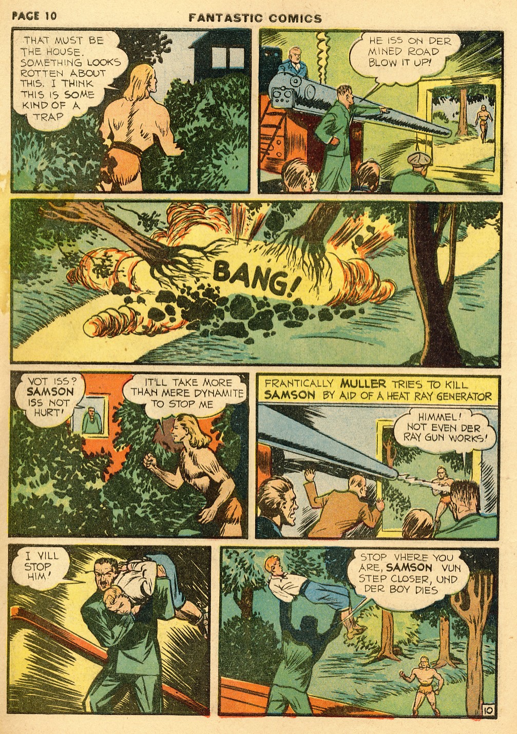 Read online Fantastic Comics comic -  Issue #10 - 11