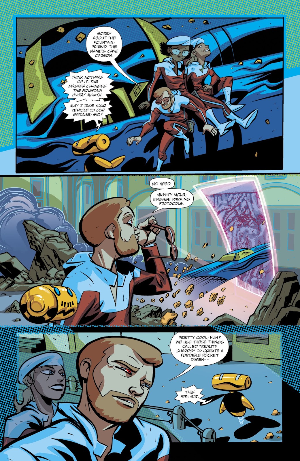 Cave Carson Has An Interstellar Eye issue 1 - Page 6