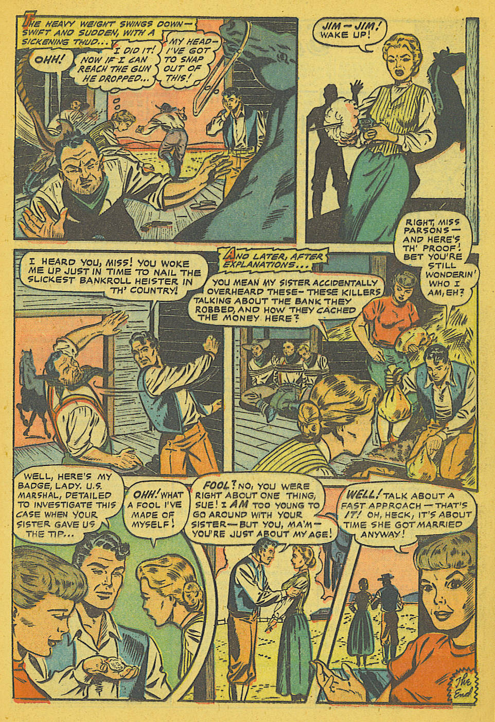 Read online Cowgirl Romances (1950) comic -  Issue #8 - 15