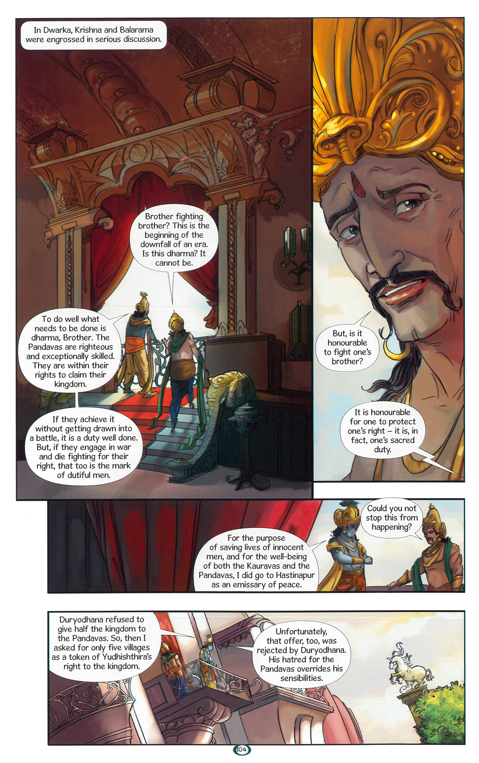 Read online Krishna: Defender of Dharma comic -  Issue # TPB (Part 2) - 7