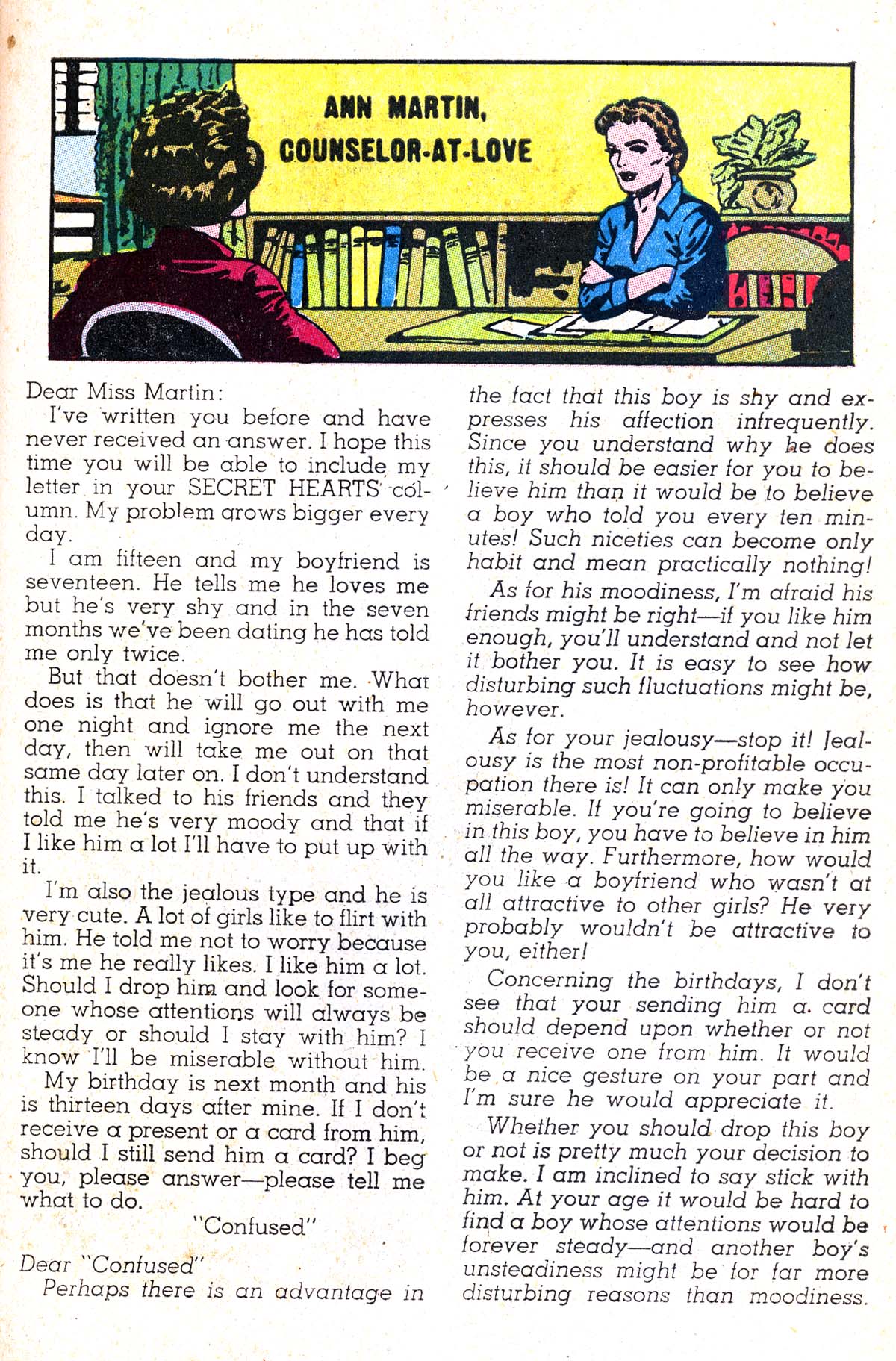 Read online Secret Hearts comic -  Issue #85 - 25