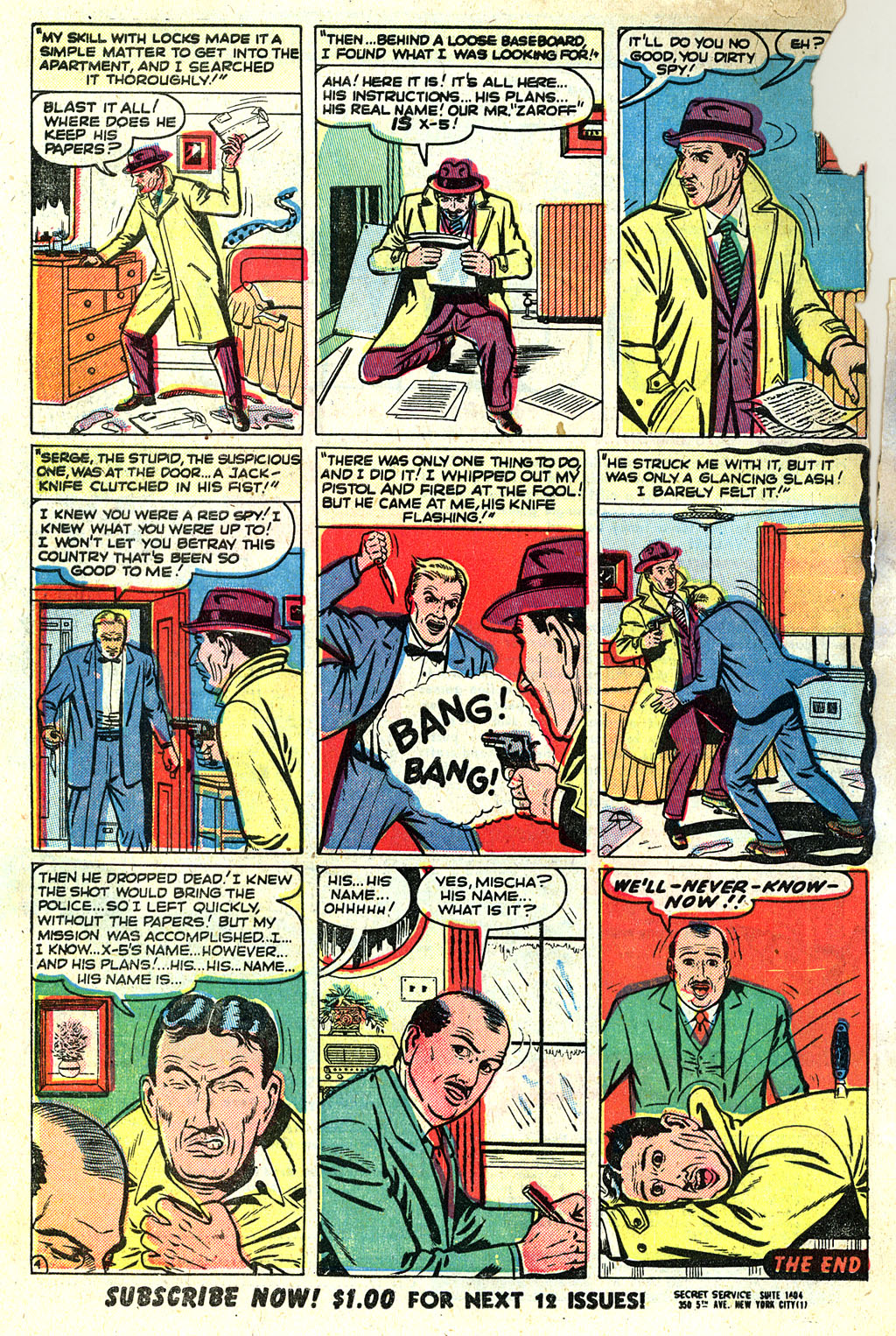 Read online Kent Blake of the Secret Service comic -  Issue #1 - 32