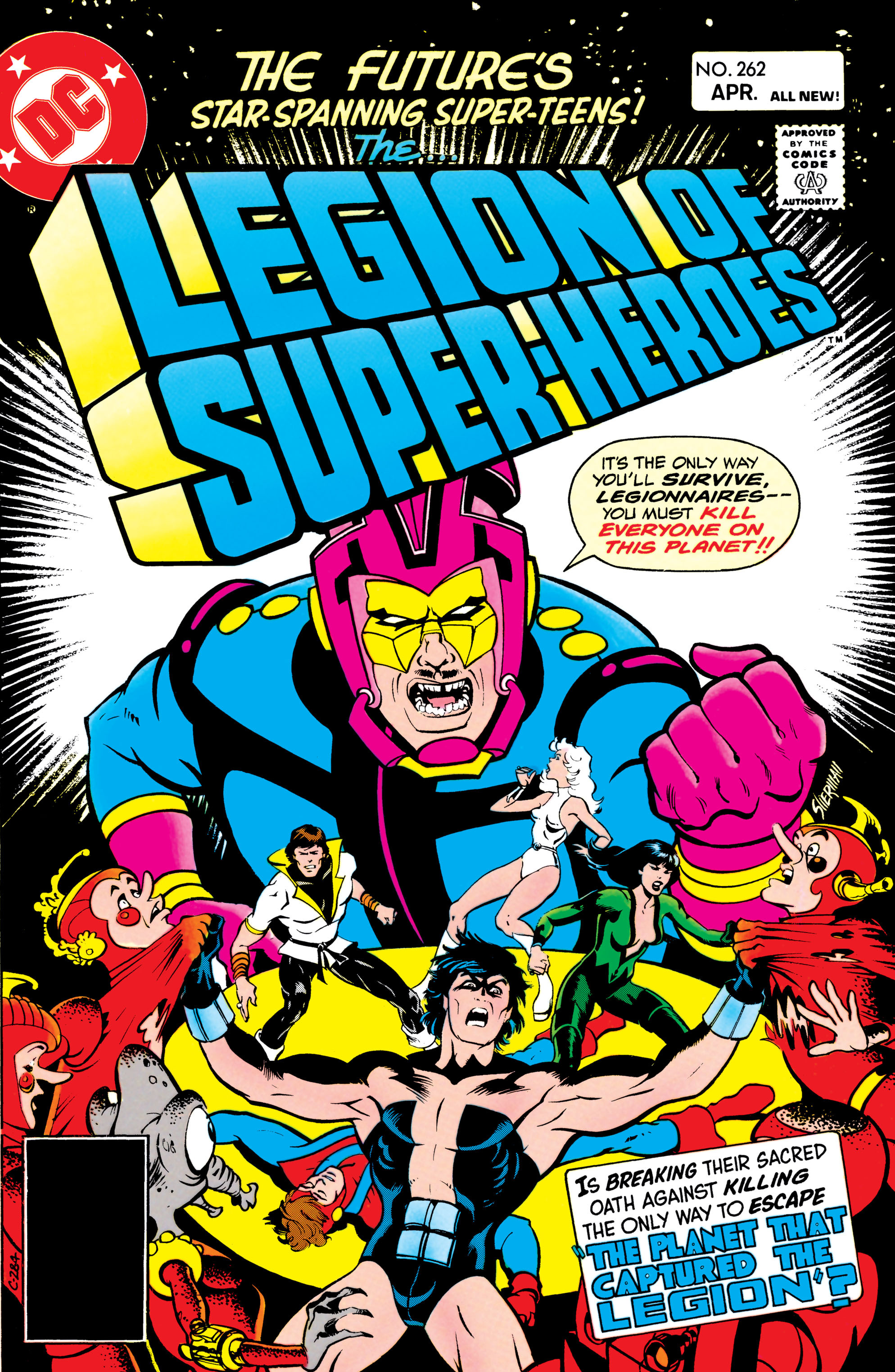 Read online Legion of Super-Heroes (1980) comic -  Issue #262 - 1