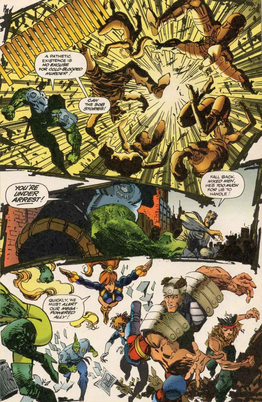 Read online Savage Dragon vs. Savage Megaton Man comic -  Issue # Full - 6