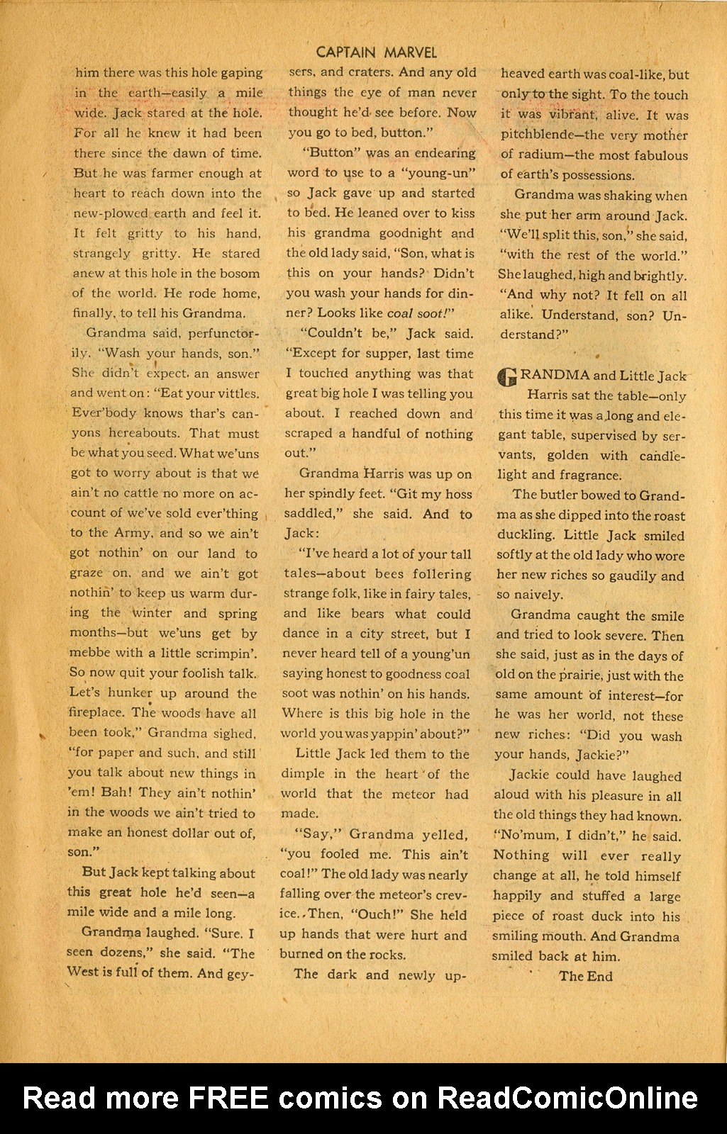 Read online Captain Marvel Adventures comic -  Issue #38 - 14