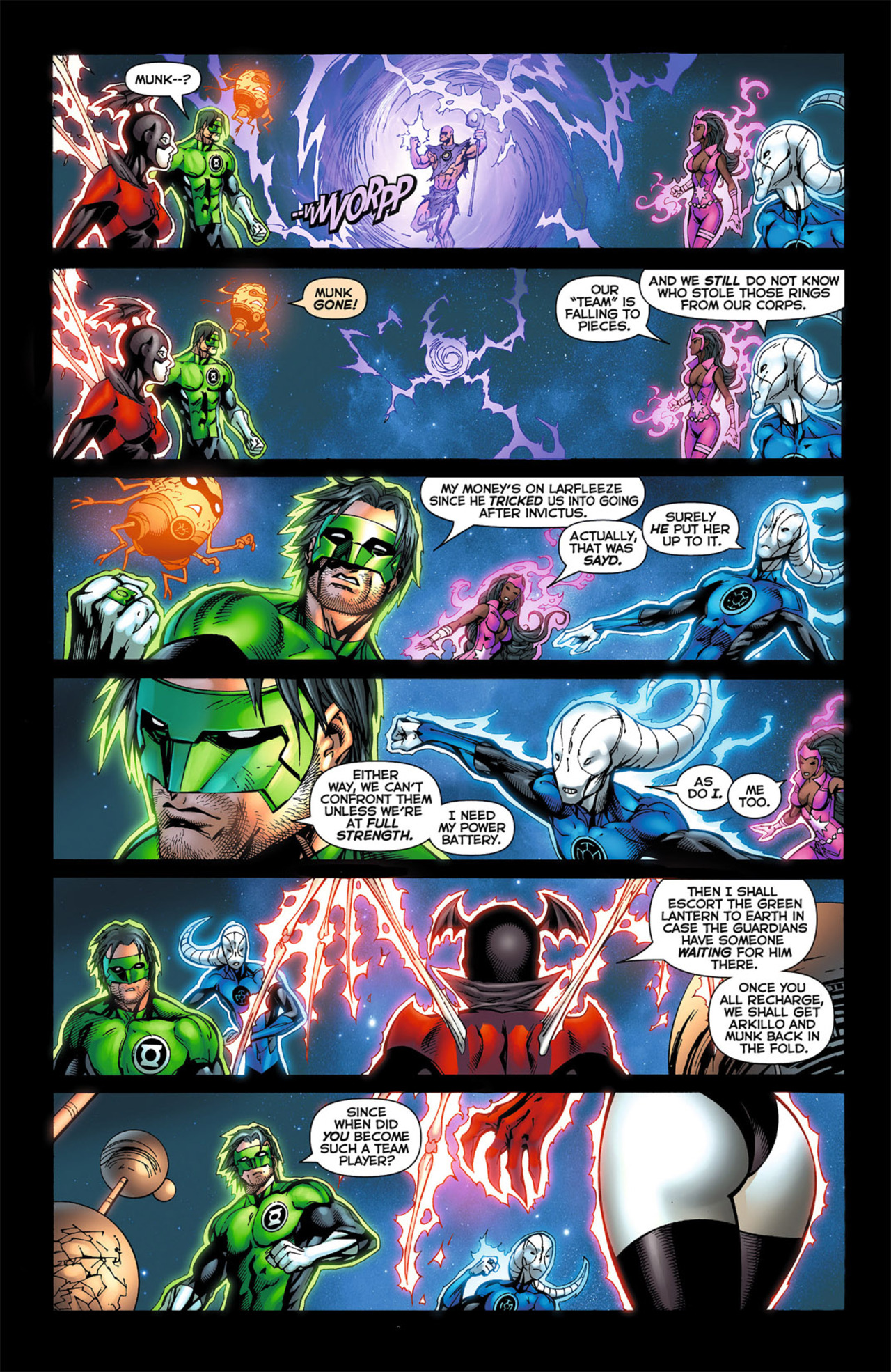 Read online Green Lantern: New Guardians comic -  Issue #8 - 10