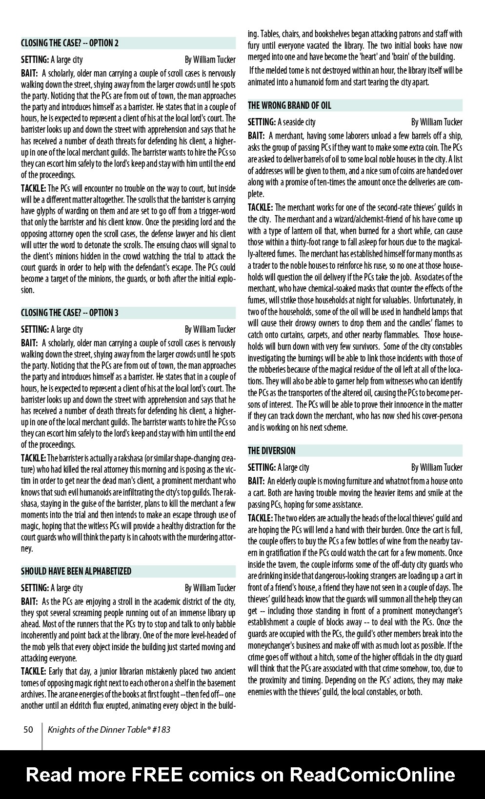 Read online Knights of the Dinner Table comic -  Issue #183 - 52