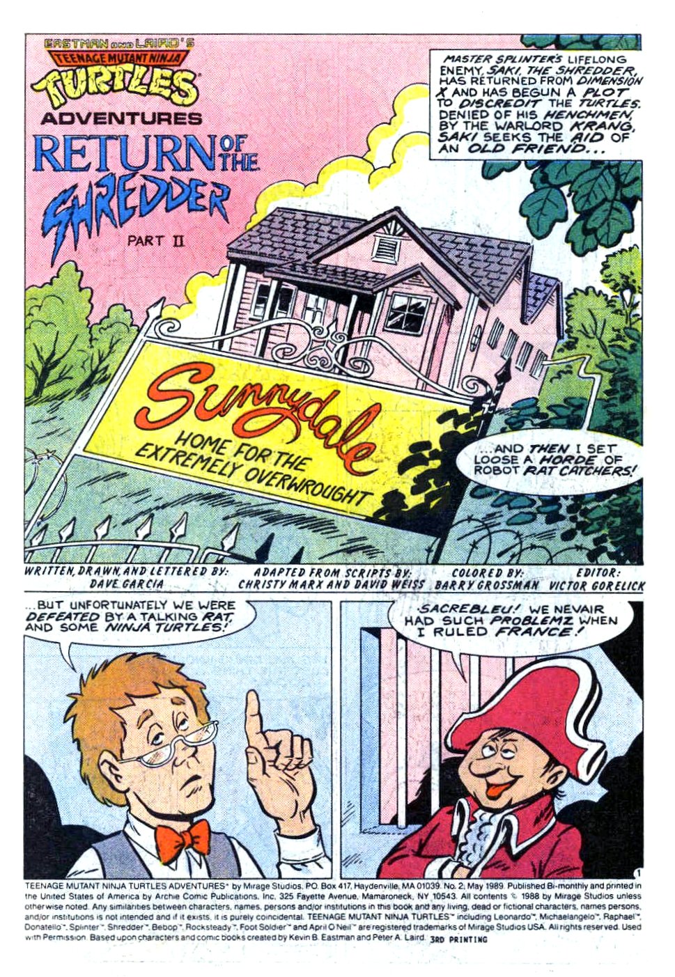 Read online Teenage Mutant Ninja Turtles Adventures (1989) comic -  Issue #2 - 3