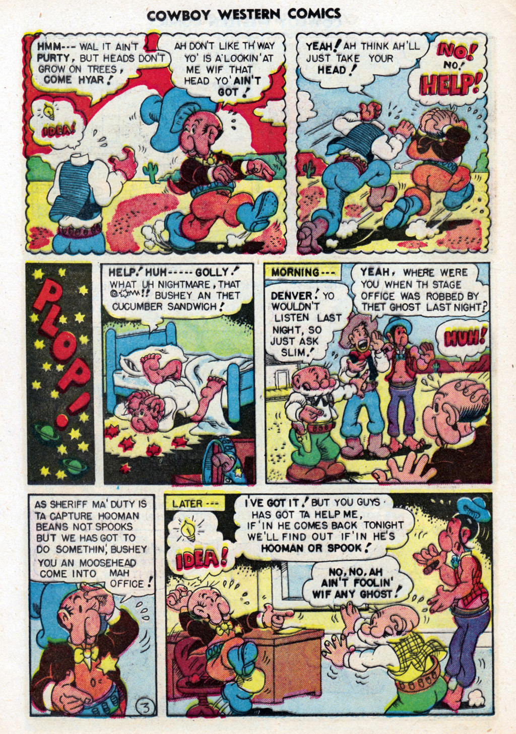 Read online Cowboy Western Comics (1948) comic -  Issue #21 - 28