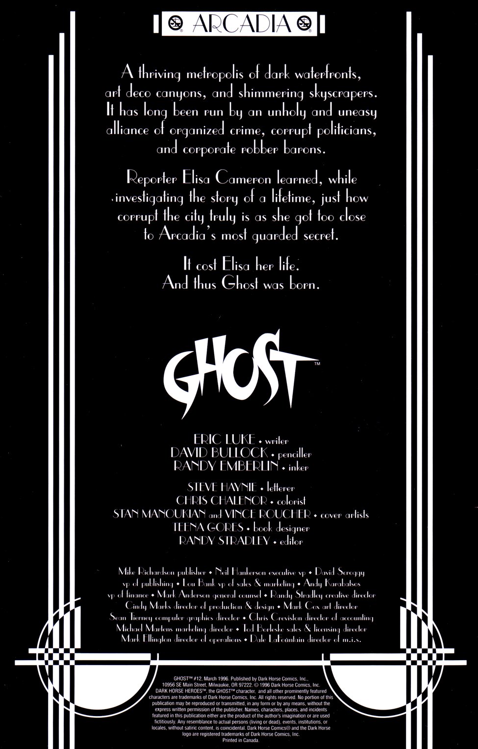 Read online Ghost (1995) comic -  Issue #12 - 2