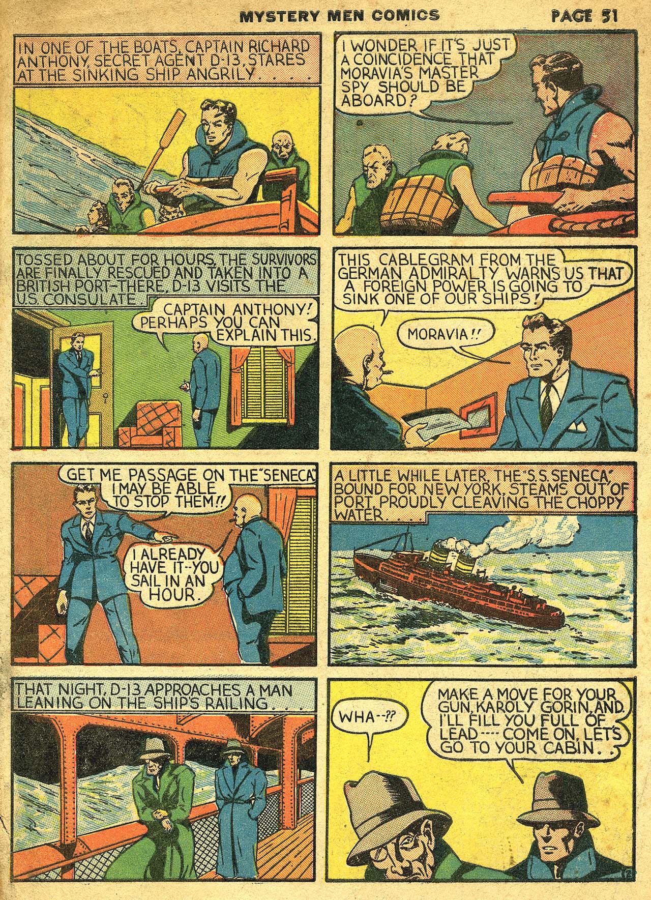 Read online Mystery Men Comics comic -  Issue #7 - 53