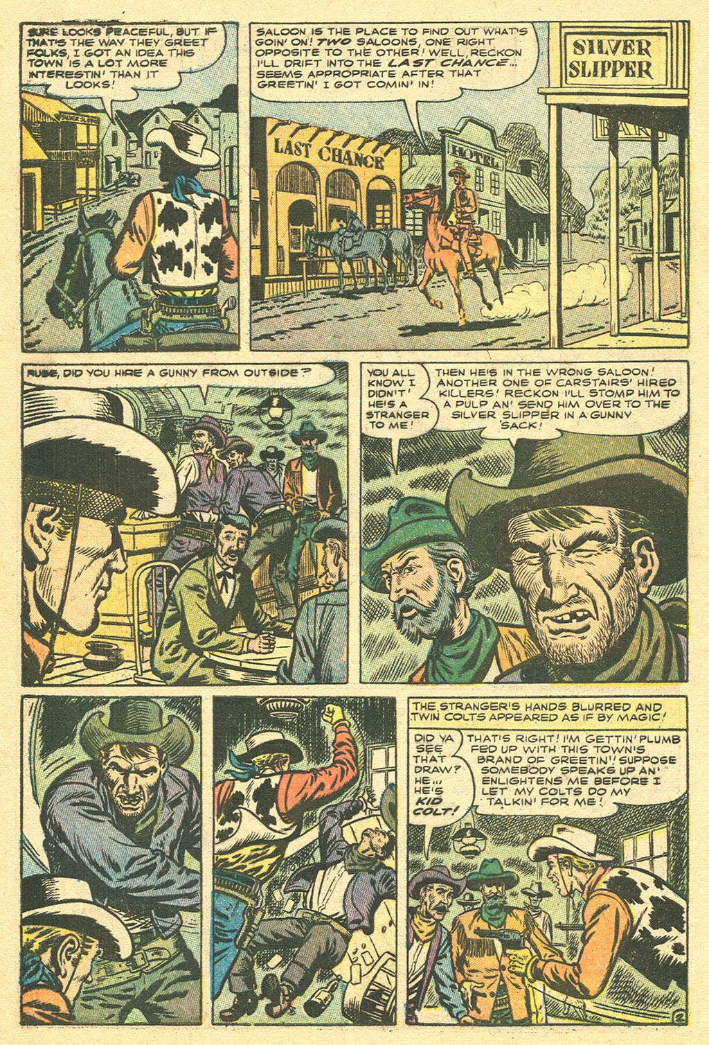 Read online Kid Colt Outlaw comic -  Issue #32 - 4