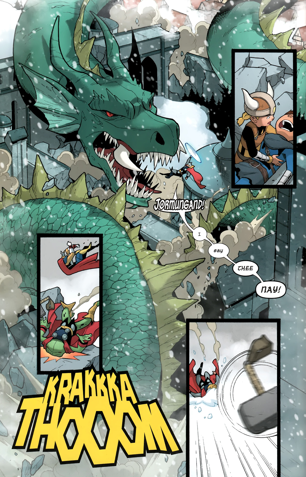 Read online Thor and the Warriors Four comic -  Issue #4 - 13