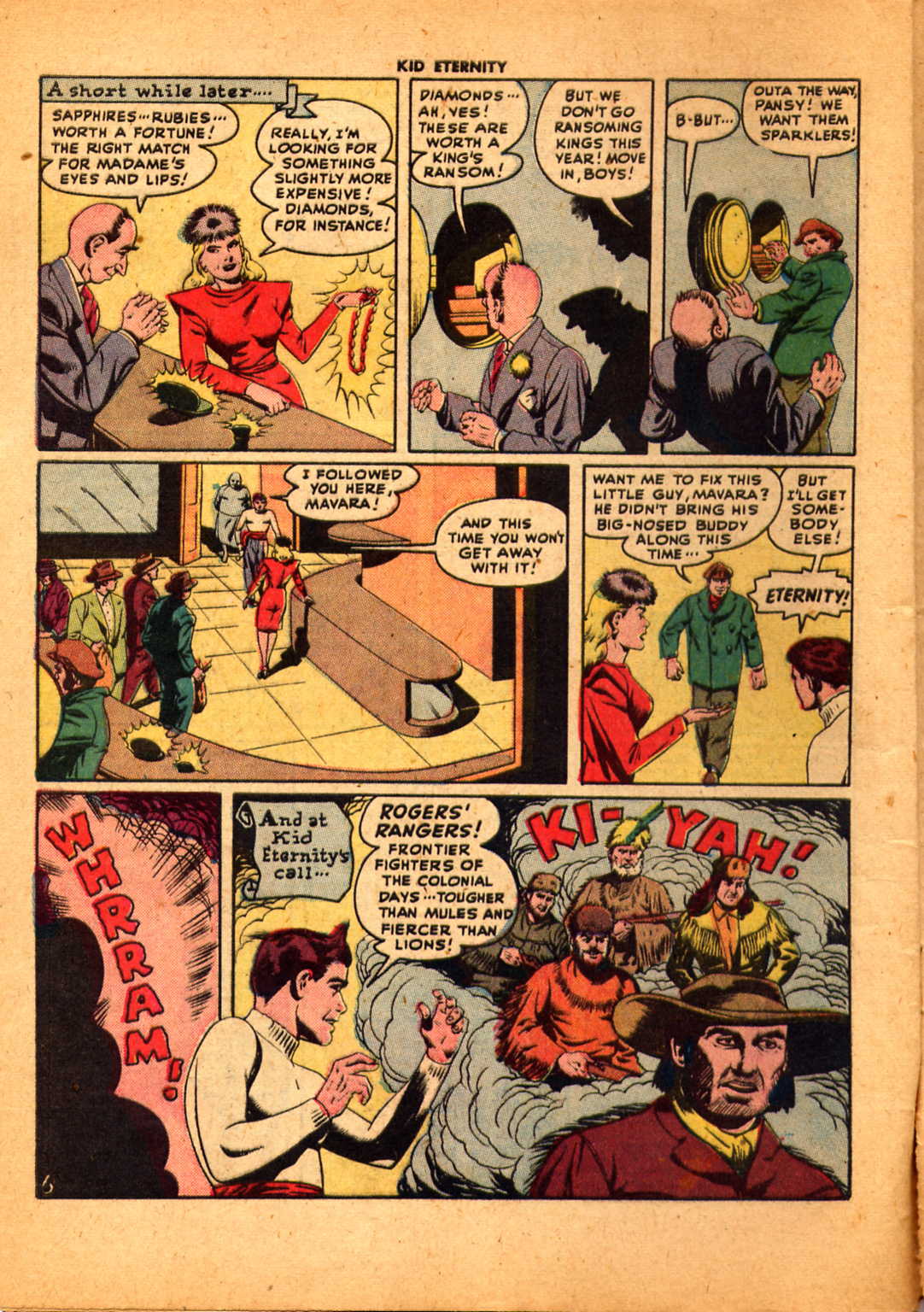 Read online Kid Eternity (1946) comic -  Issue #6 - 8