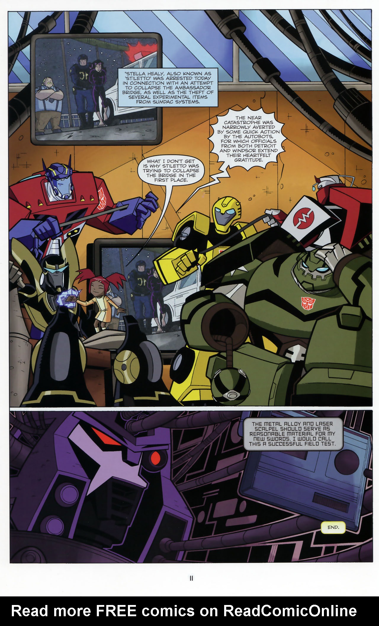 Read online Transformers Animated: The Arrival comic -  Issue #3 - 13