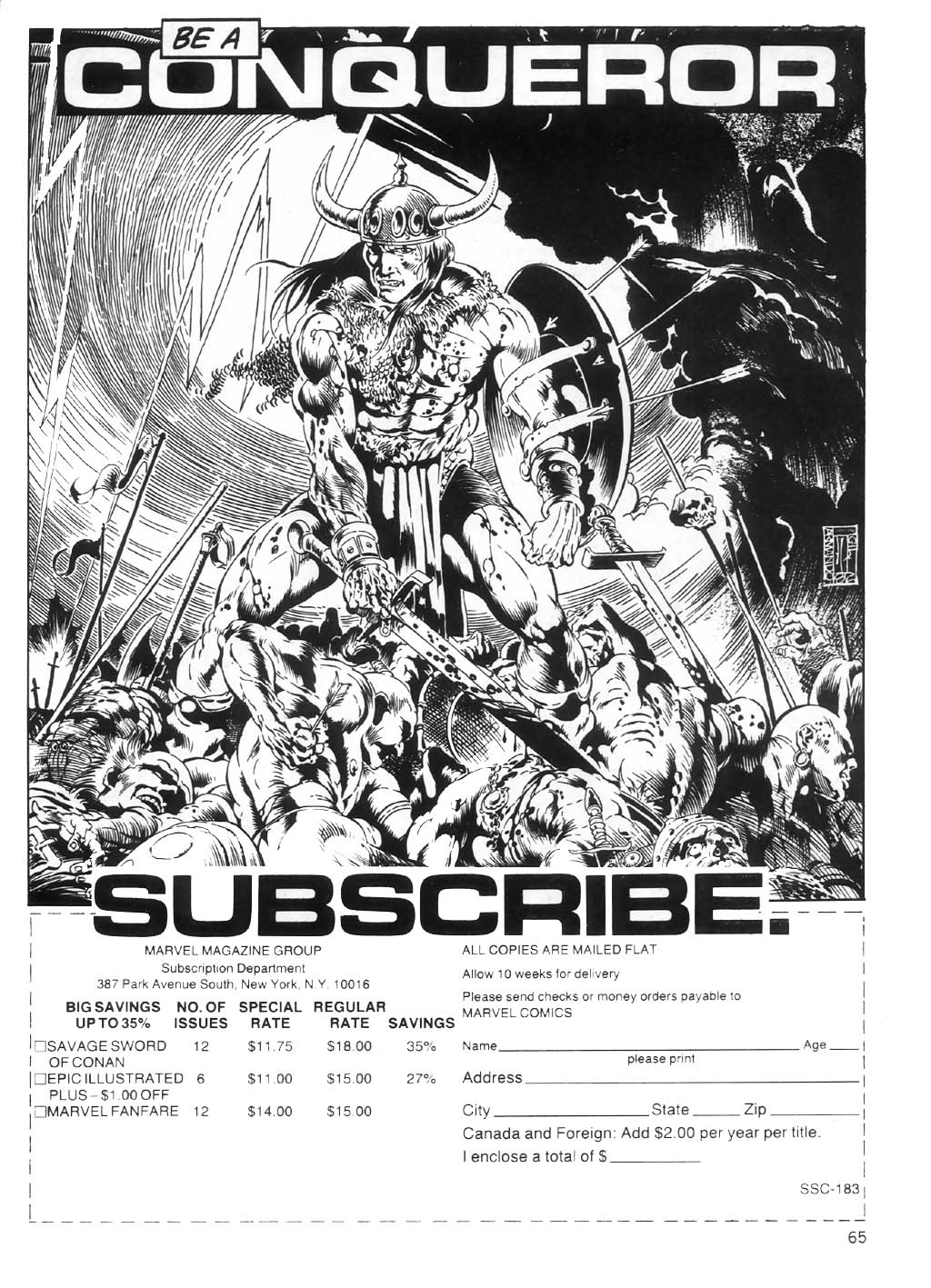 Read online The Savage Sword Of Conan comic -  Issue #97 - 65