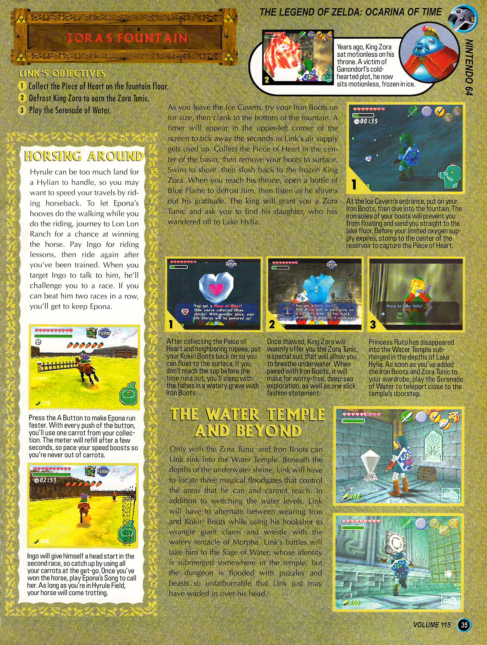 Read online Nintendo Power comic -  Issue #115 - 37