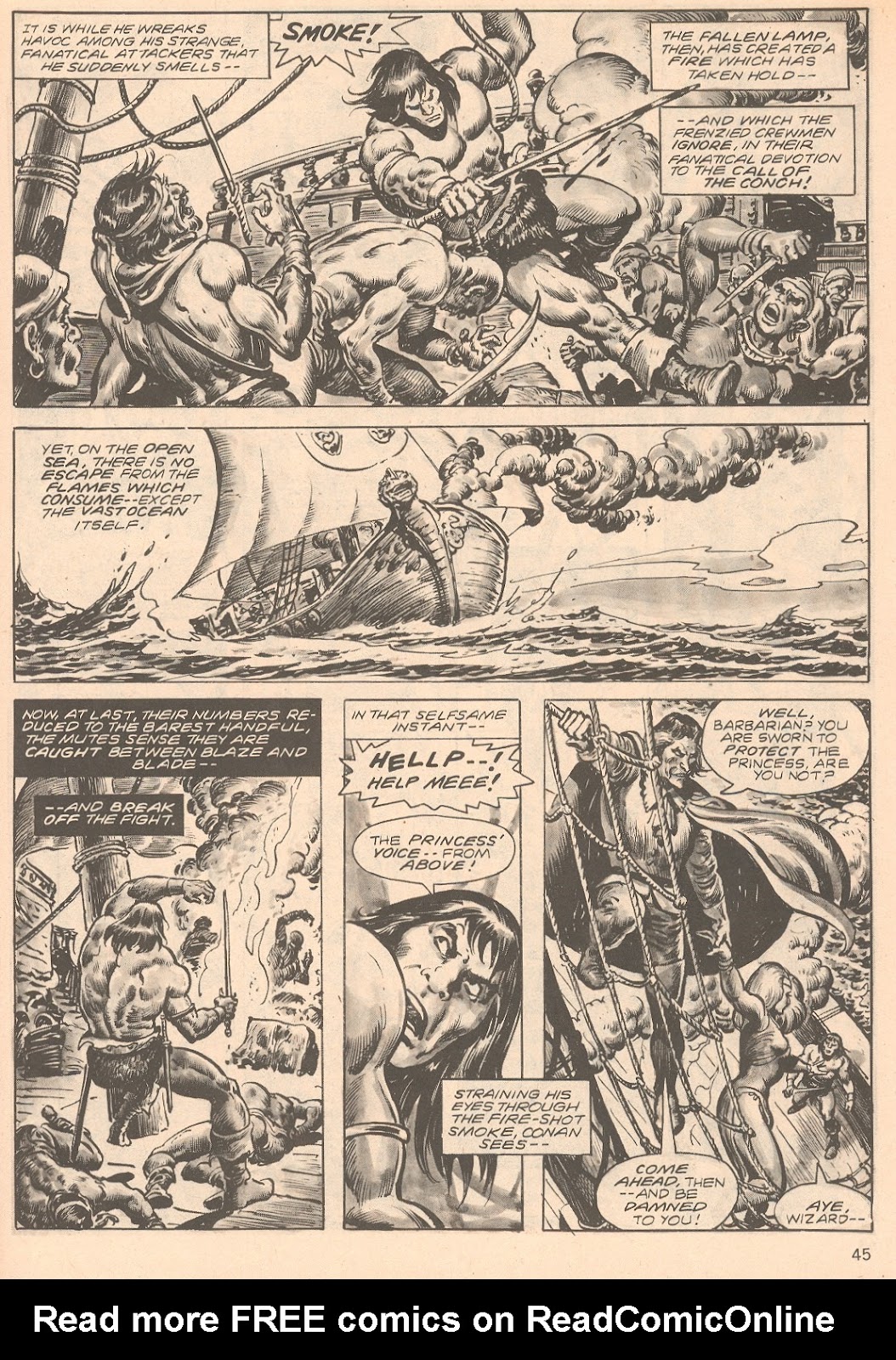 The Savage Sword Of Conan issue 66 - Page 45
