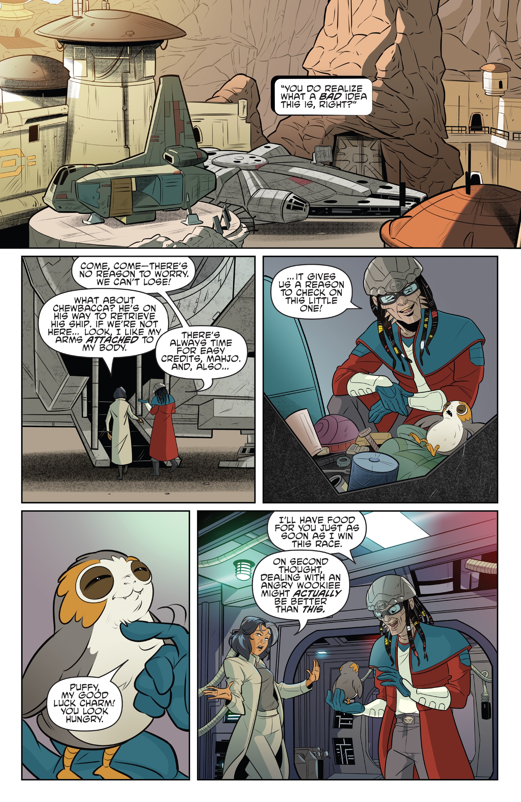 Read online Star Wars Adventures: Flight of the Falcon comic -  Issue # Full - 8