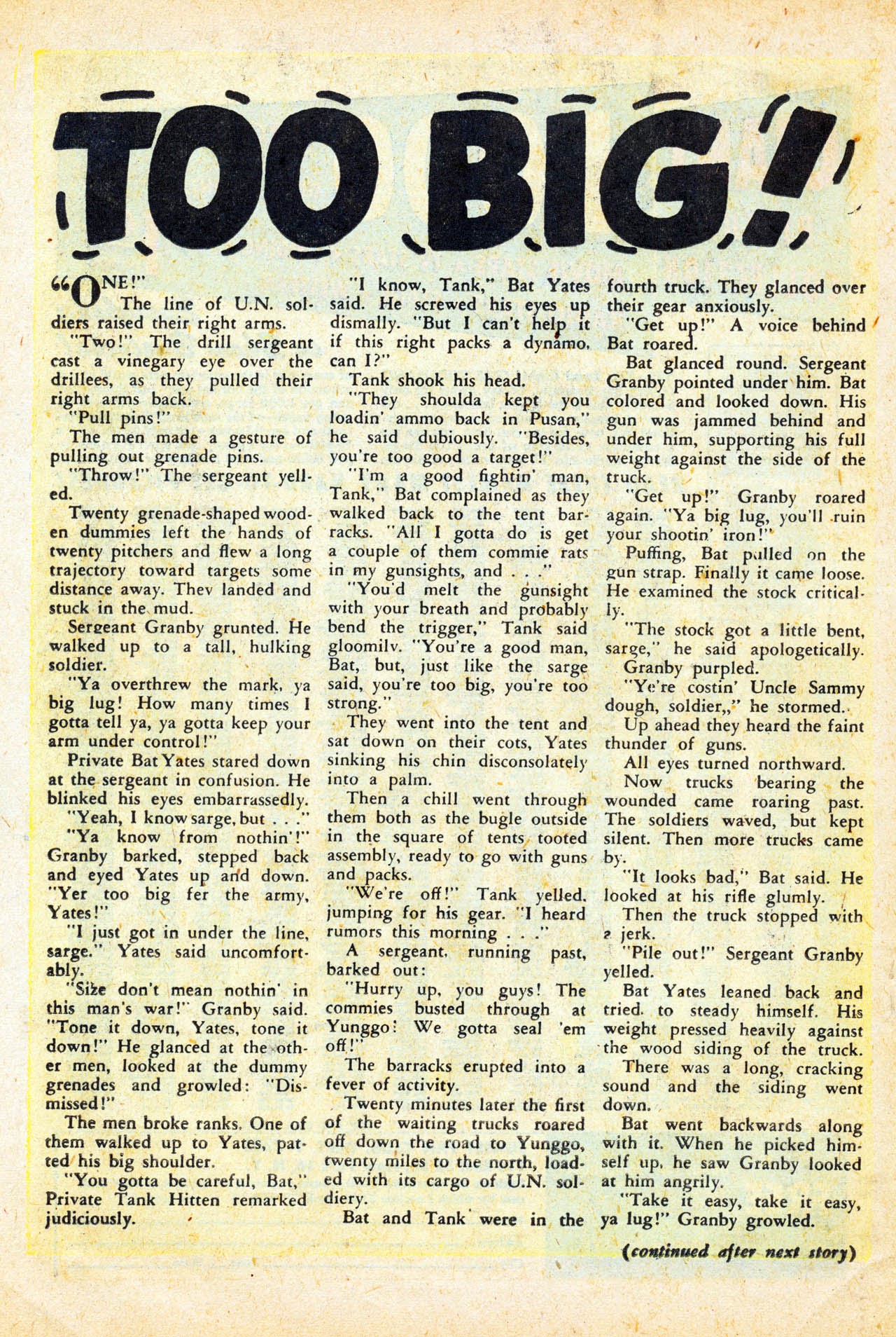 Read online War Comics comic -  Issue #32 - 18