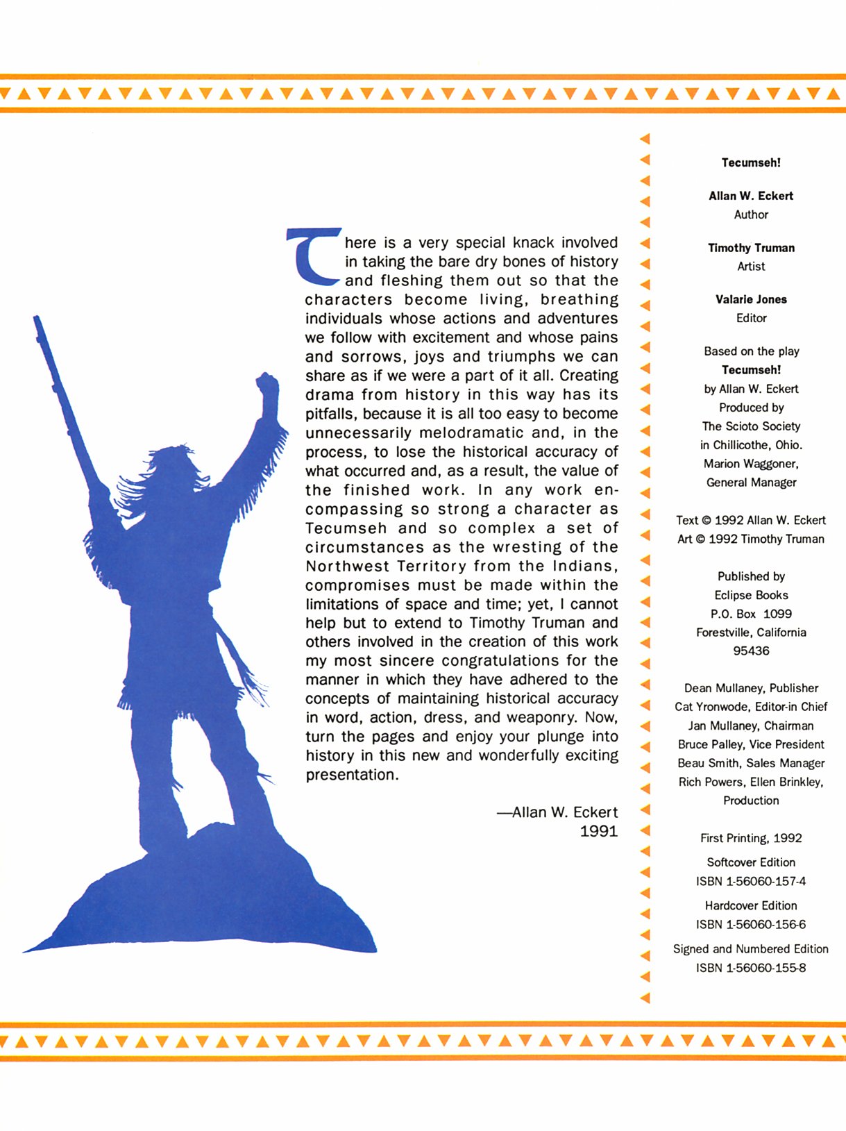 Read online Allen W. Eckert's Tecumseh! comic -  Issue # Full - 3