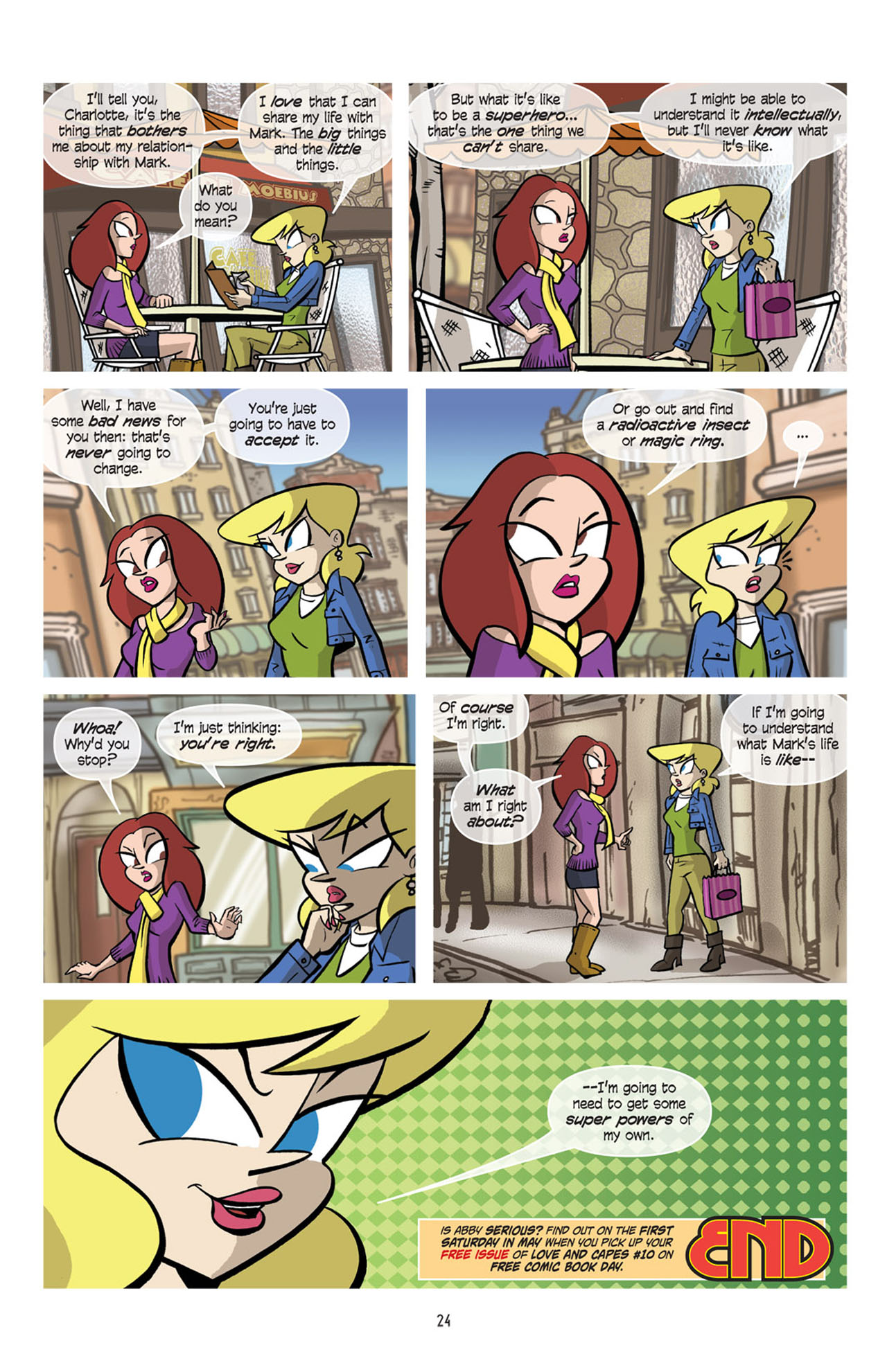 Read online Love and Capes comic -  Issue #9 - 25