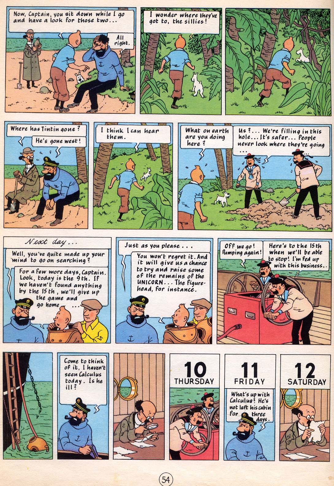 Read online The Adventures of Tintin comic -  Issue #12 - 56