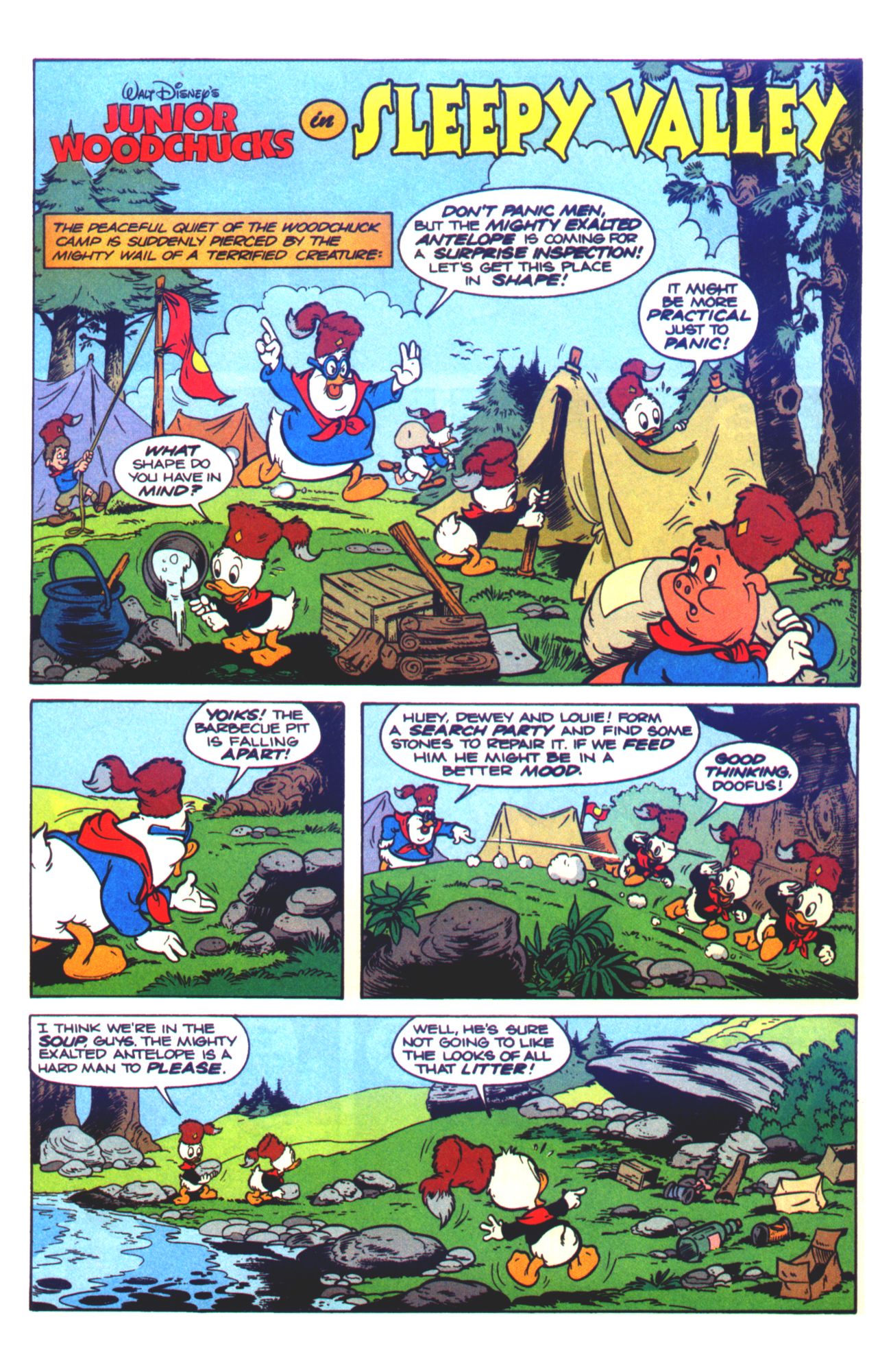 Read online Walt Disney's Junior Woodchucks Limited Series comic -  Issue #4 - 17