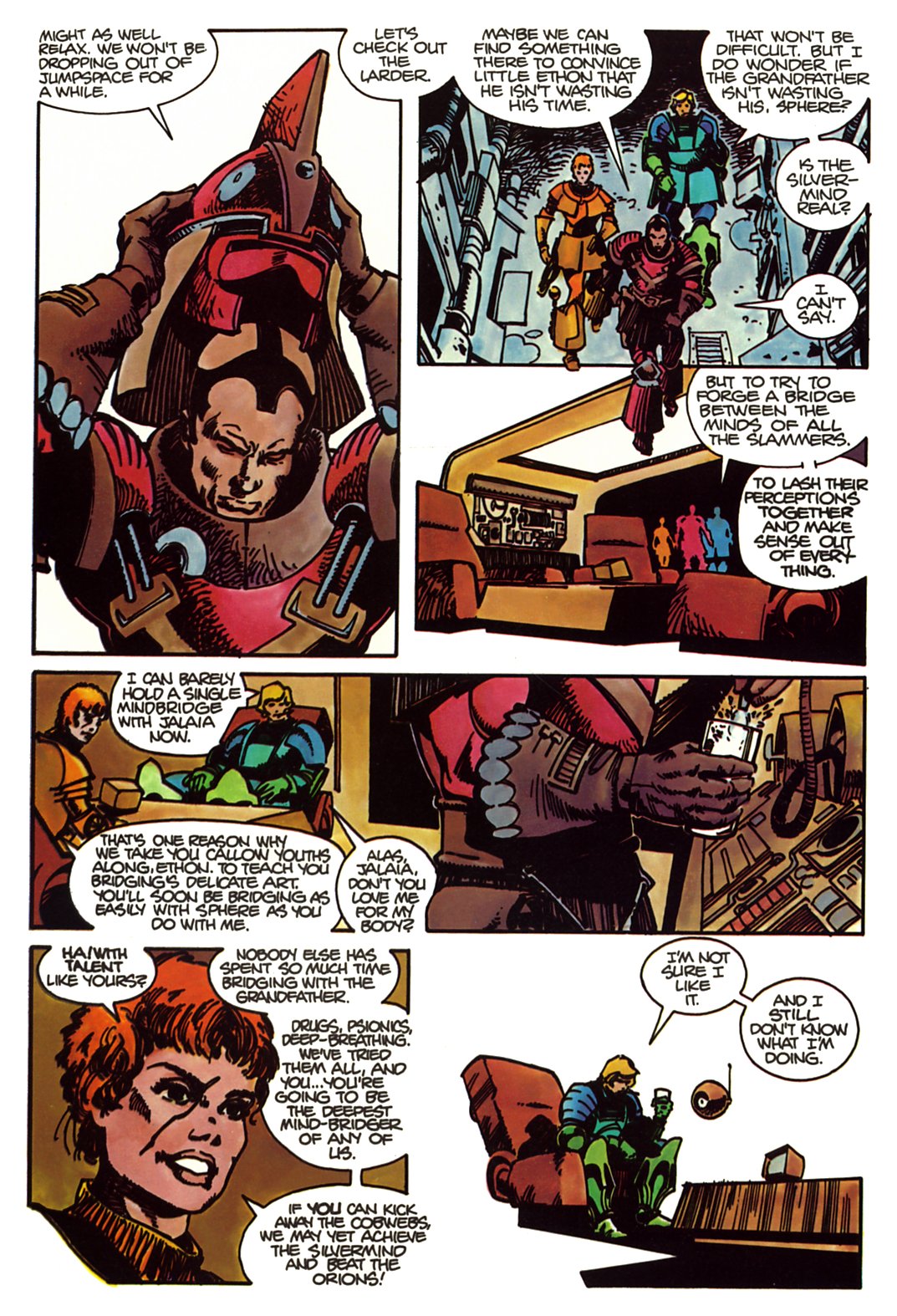 Read online Marvel Graphic Novel comic -  Issue #6 - The Star Slammers - 18