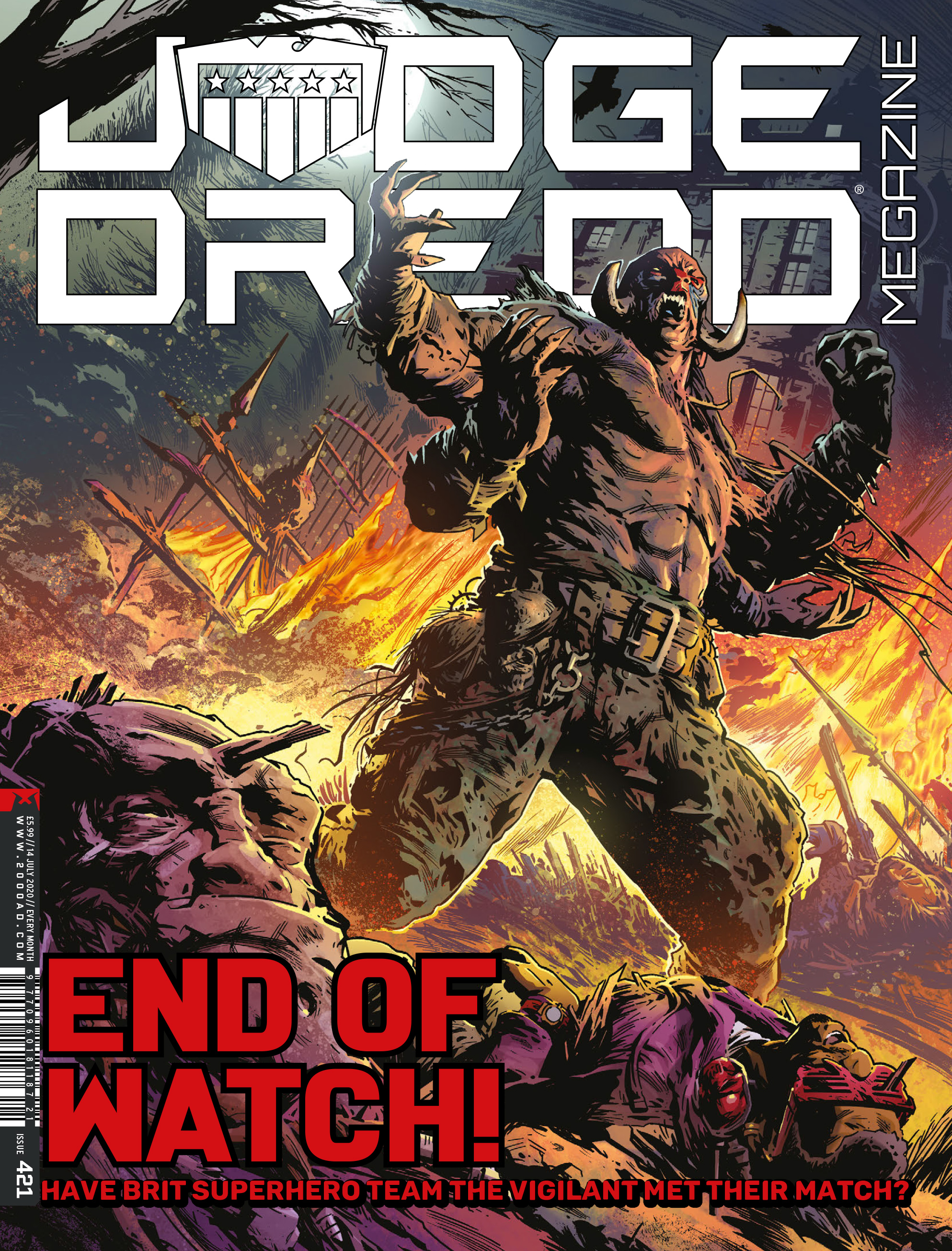 Read online Judge Dredd Megazine (Vol. 5) comic -  Issue #421 - 1