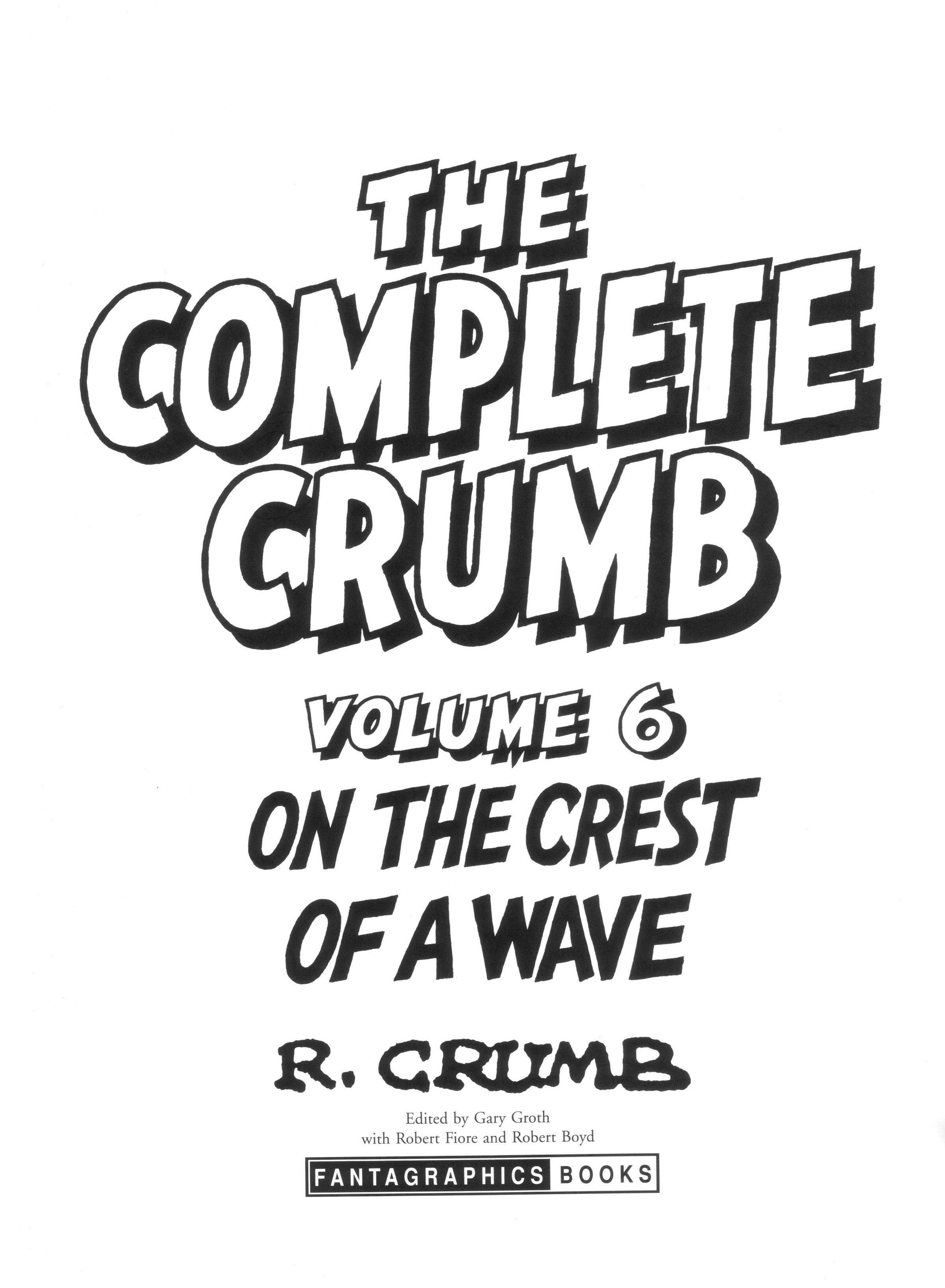 Read online The Complete Crumb Comics comic -  Issue # TPB 6 - 4
