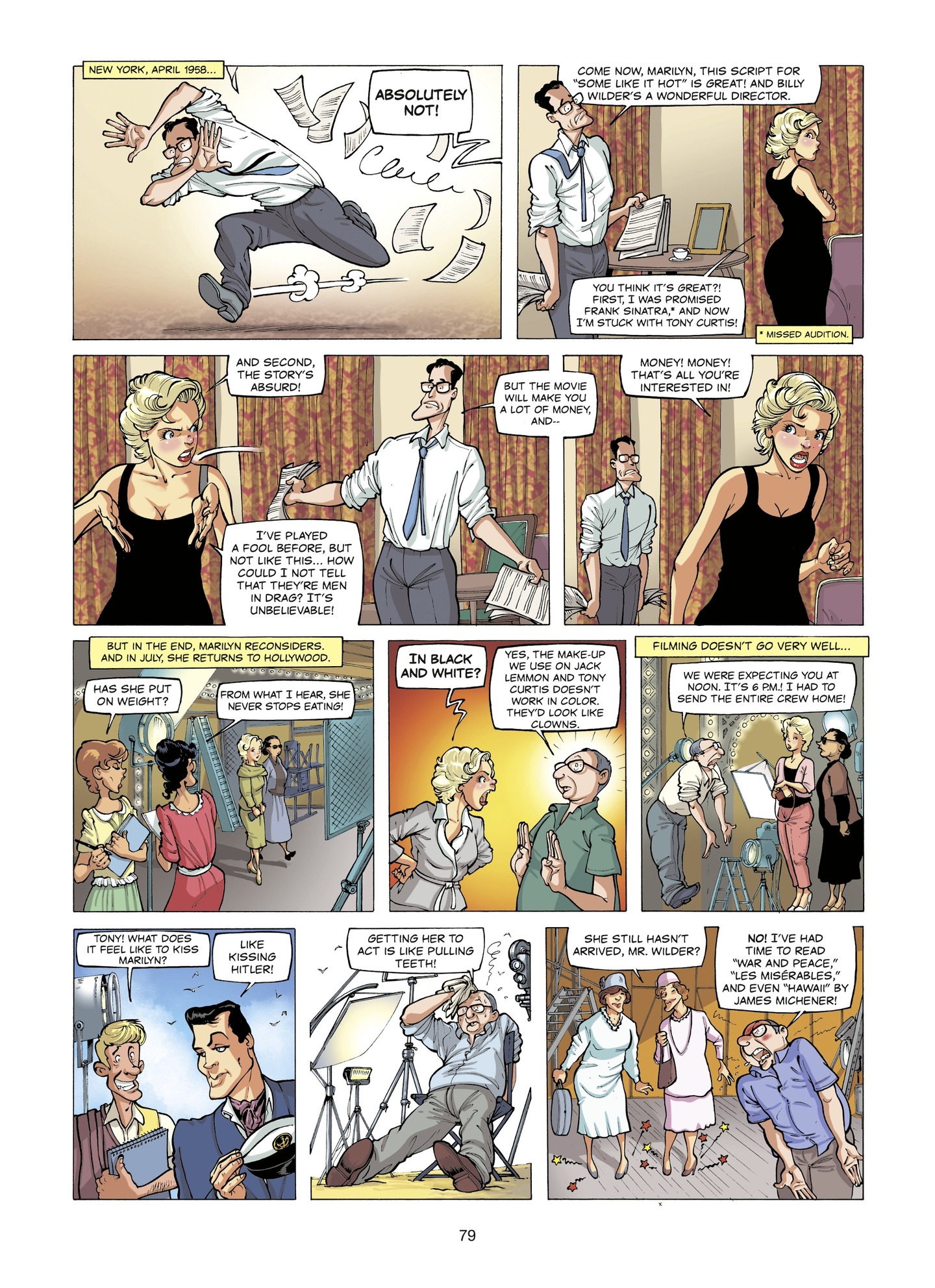 Read online The Stars of History: Marilyn Monroe comic -  Issue # TPB - 79