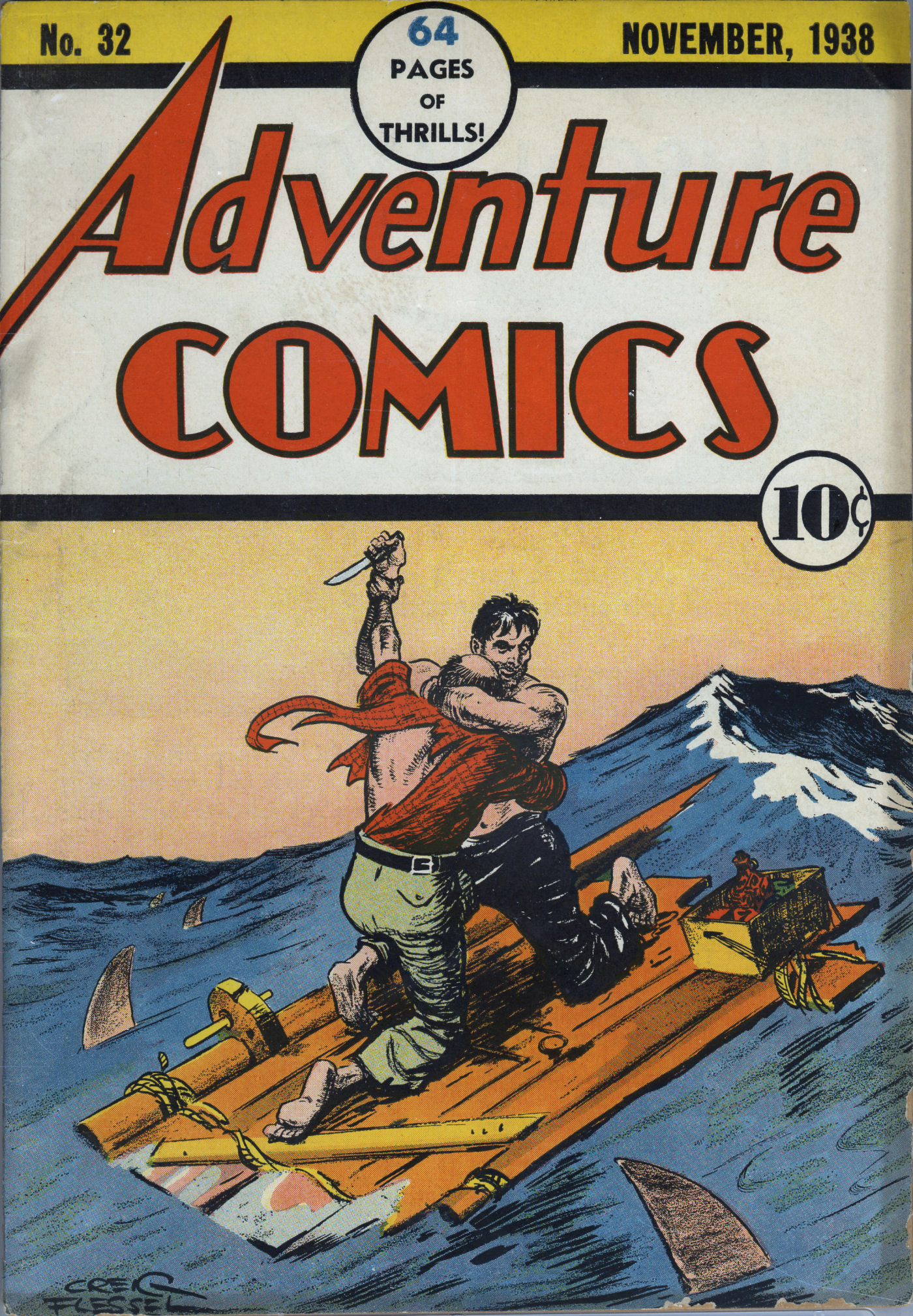 Read online Adventure Comics (1938) comic -  Issue #32 - 1